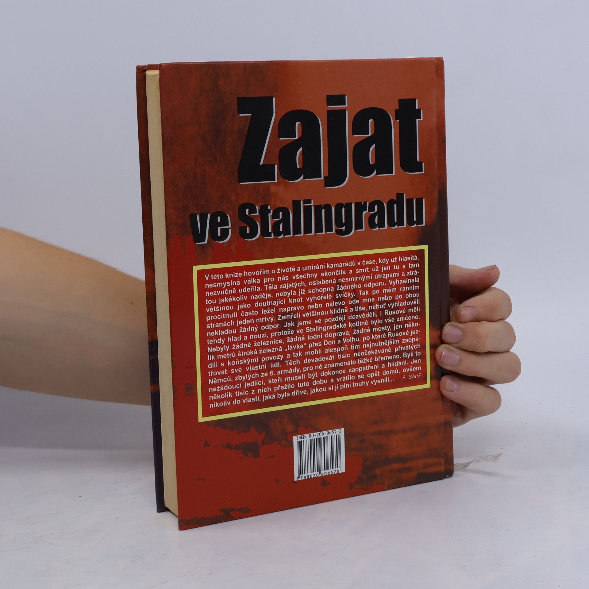 Franz Sapp Zajat ve Stalingradu. Dramatický osud německého vojáka 1943-1946