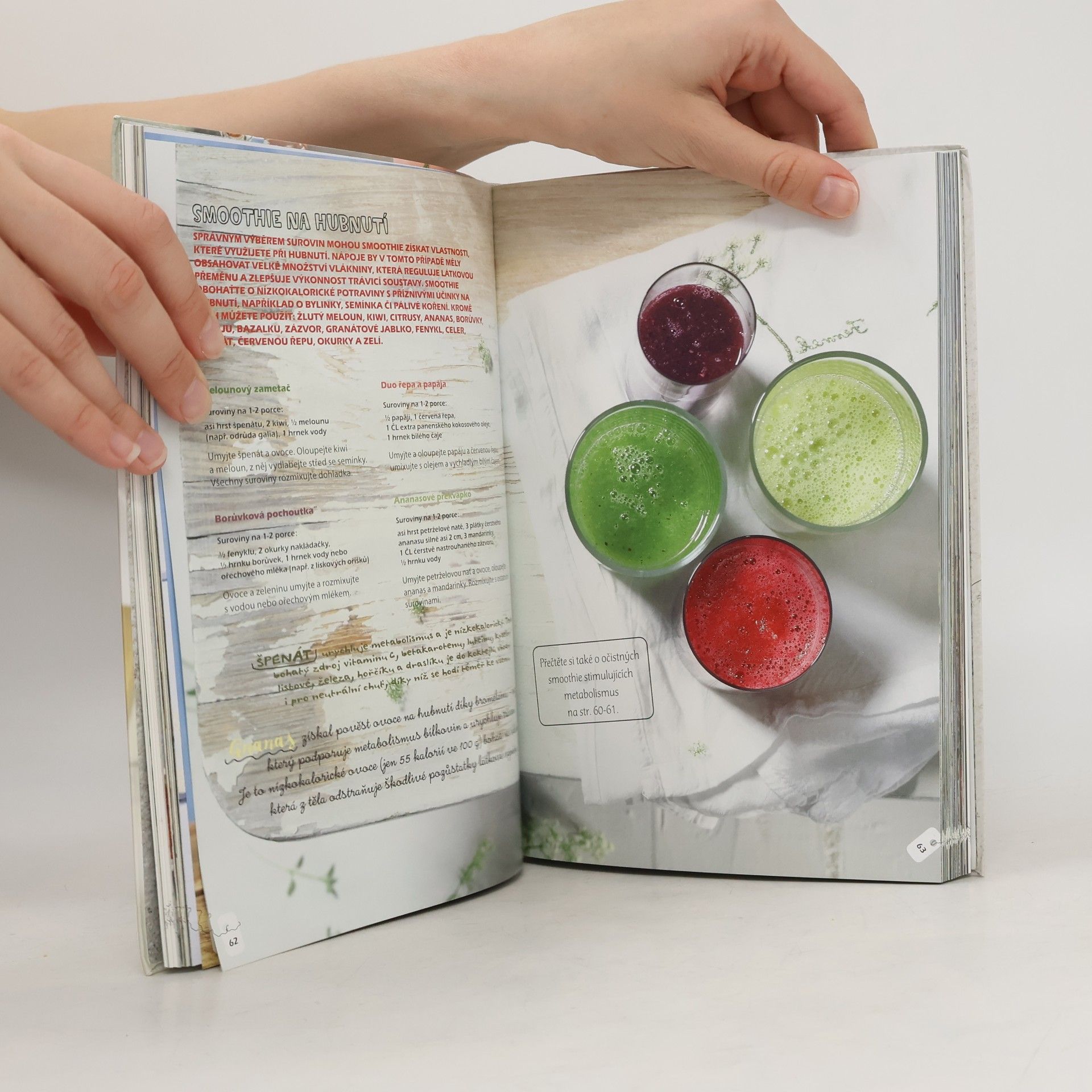 Tereza Pavcová Detoxikace : smoothies na každý den