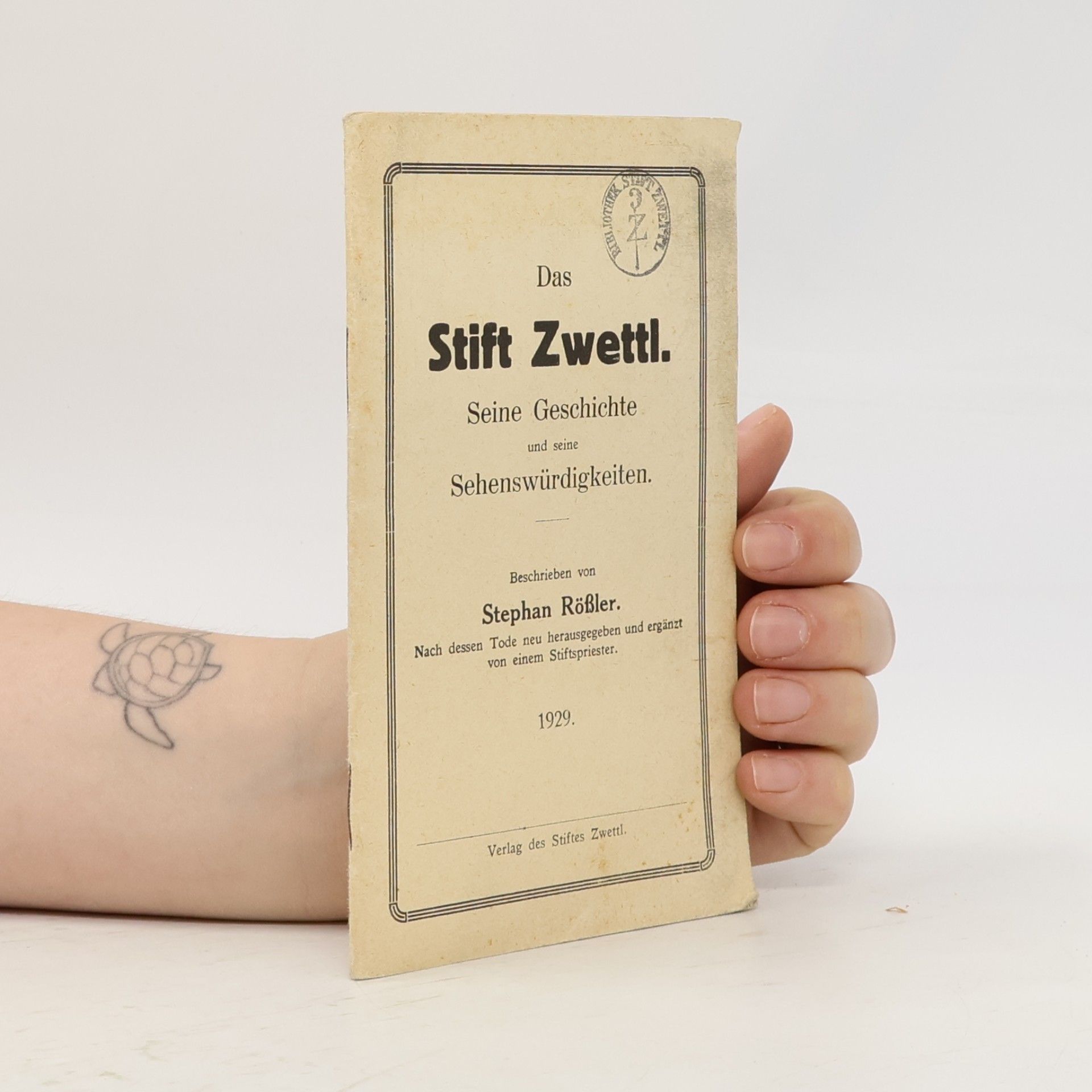 Stephan Rößler Das Stift Zwettl.