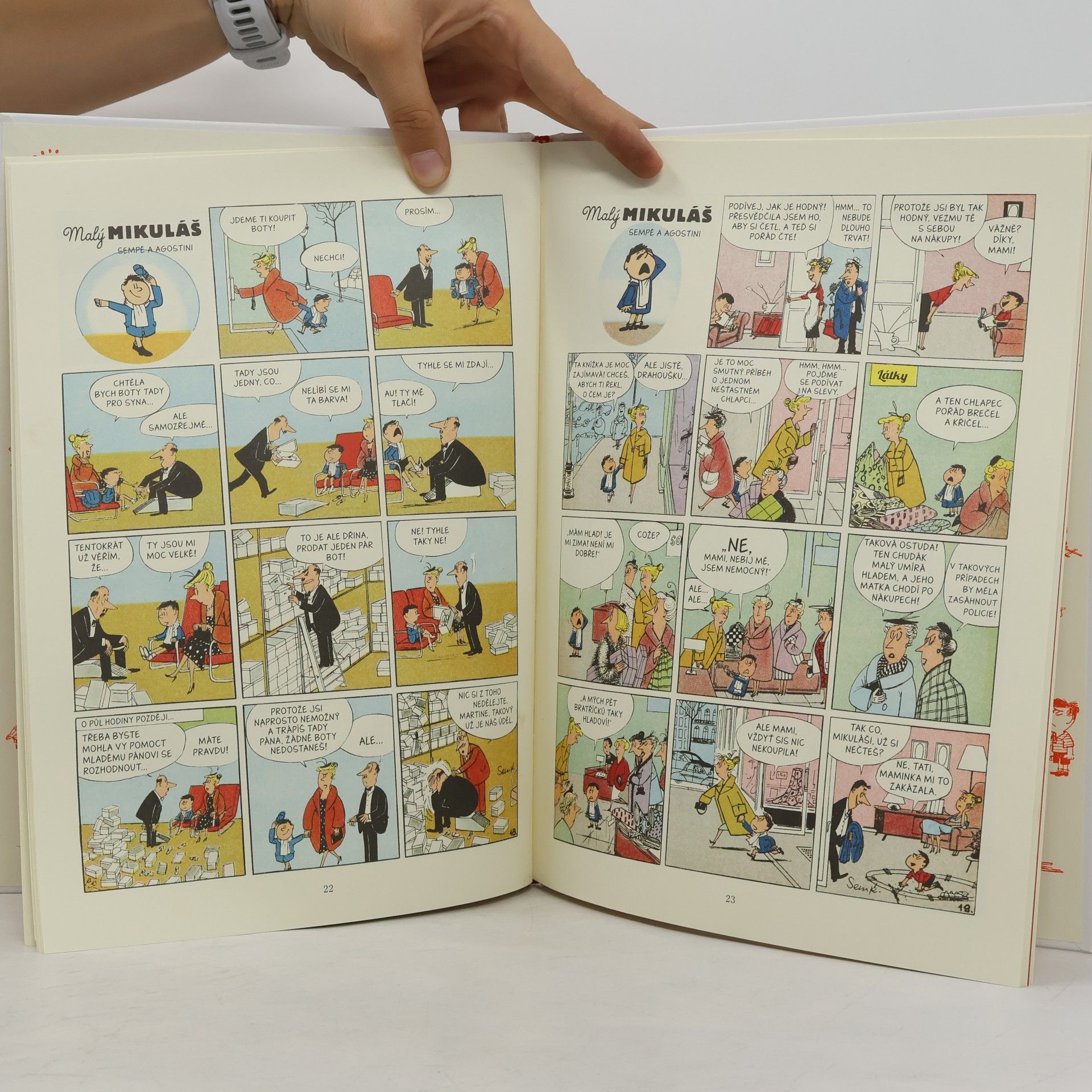 Jean-Jacques Sempé Malý Mikuláš : původní komiks