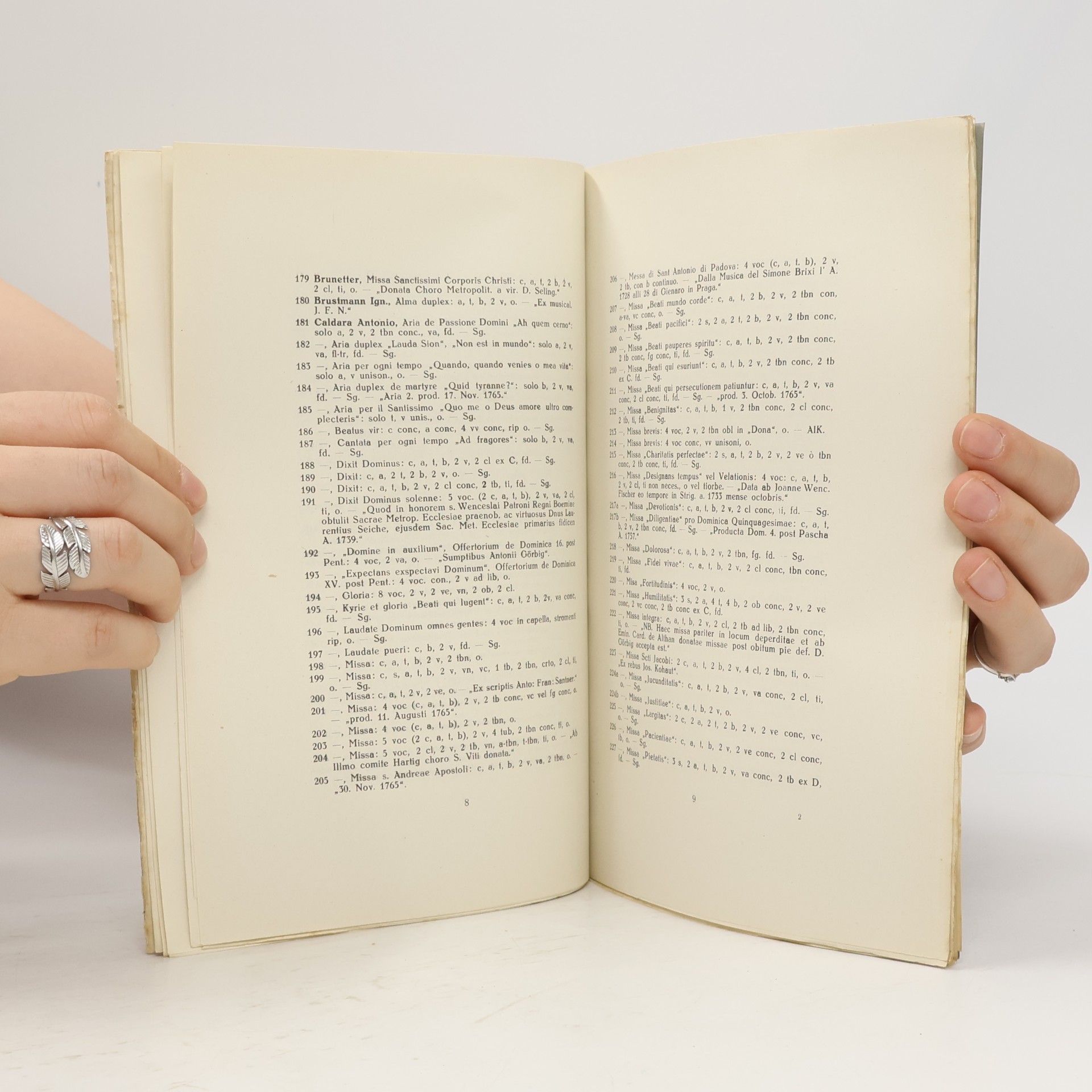 Dr. Antonius Podlaha Catalogus collectionis operum artis musicae quae in bibliotheca Capituli Metropolitani Pragensis asservantur
