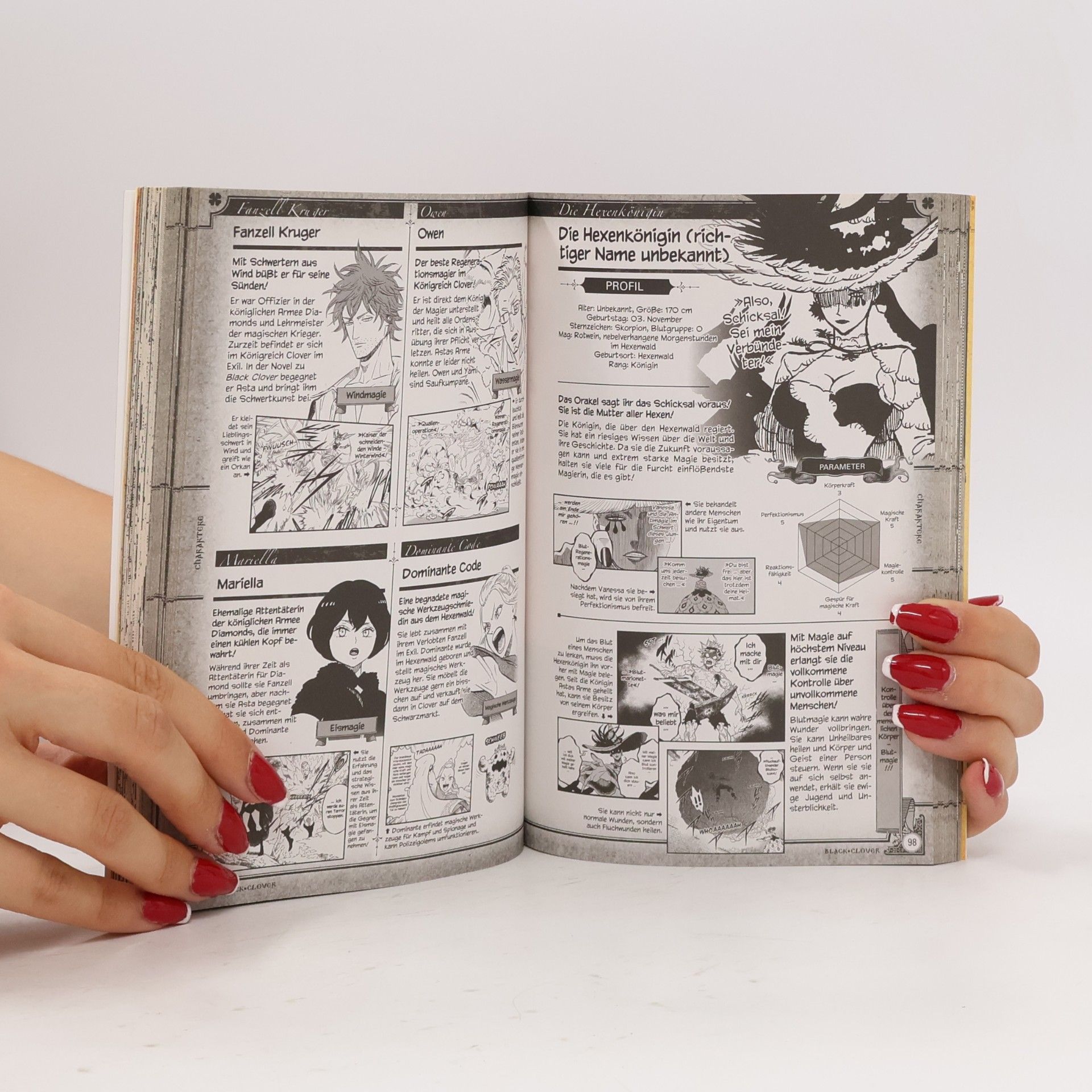 Yuki Tabata Black clover: offizielles Guidebook - Handbuch der Grimoires 16.5