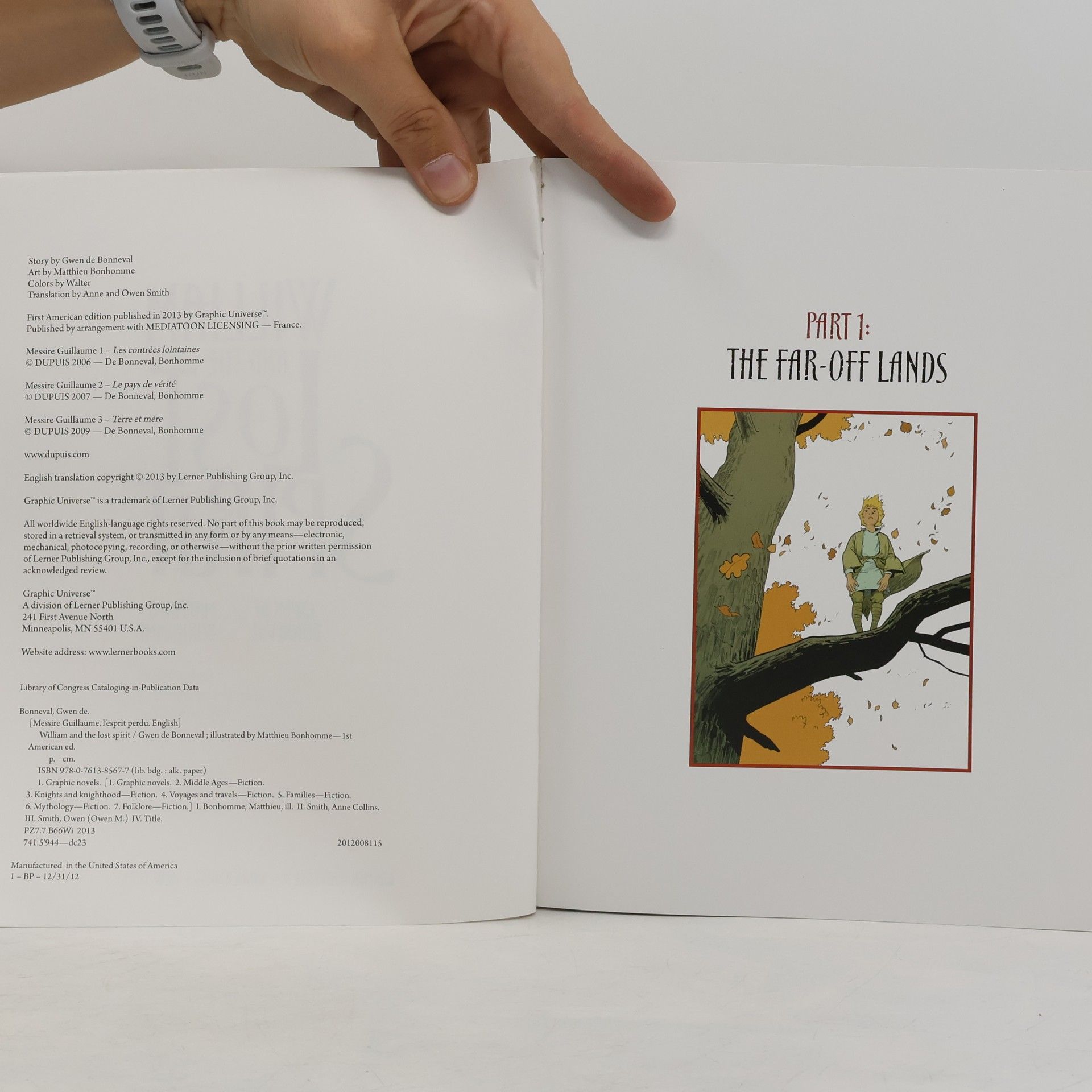 Gwen de Bonneval Graphic Universe: William and the Lost Spirit