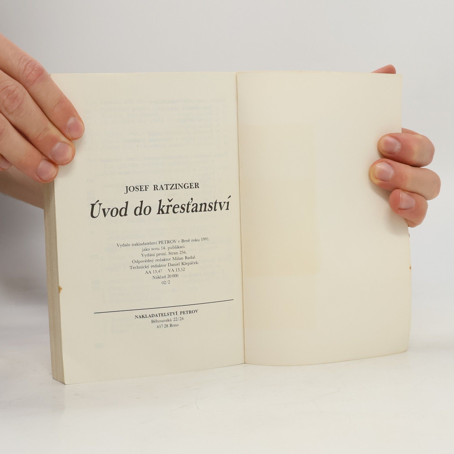 Joseph Ratzinger Úvod do křesťanství