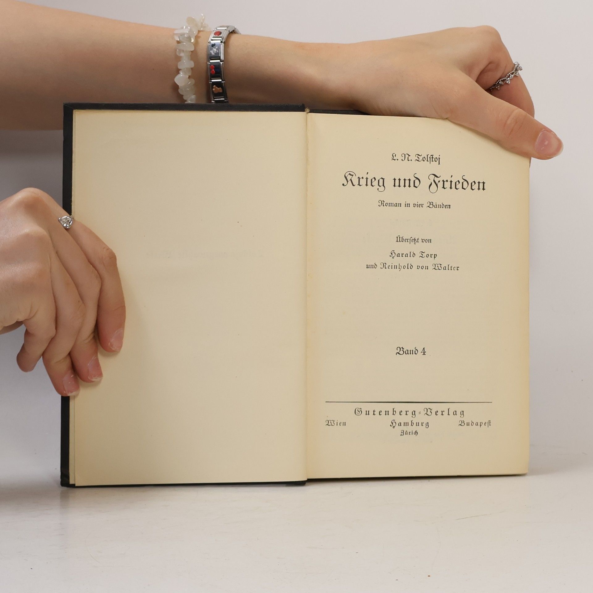 Lew Nikolajewitsch Tolstoi Krieg und Frieden IV.