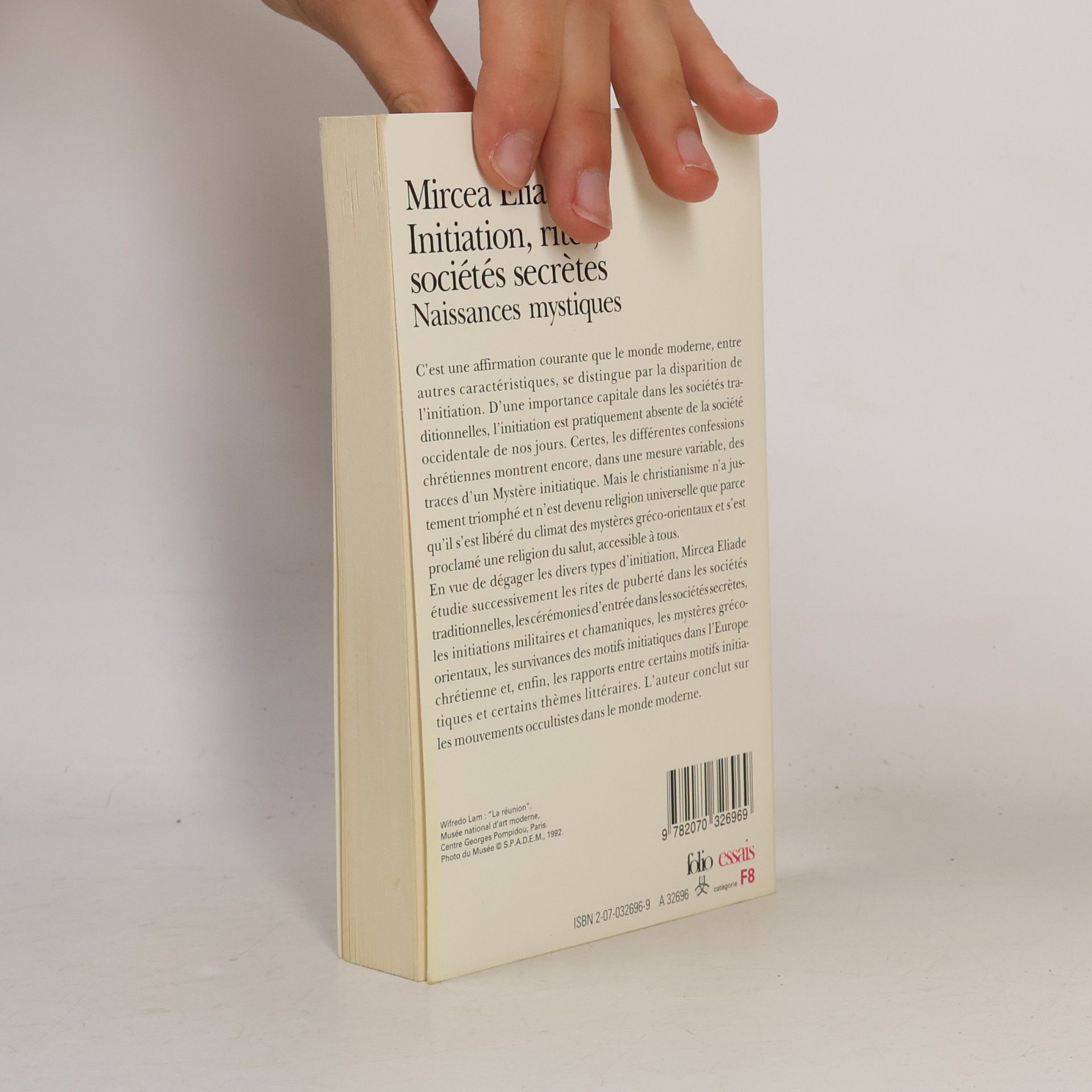 Mircea Eliade Folio essais - 196: Initiation, rites, sociétés secrètes