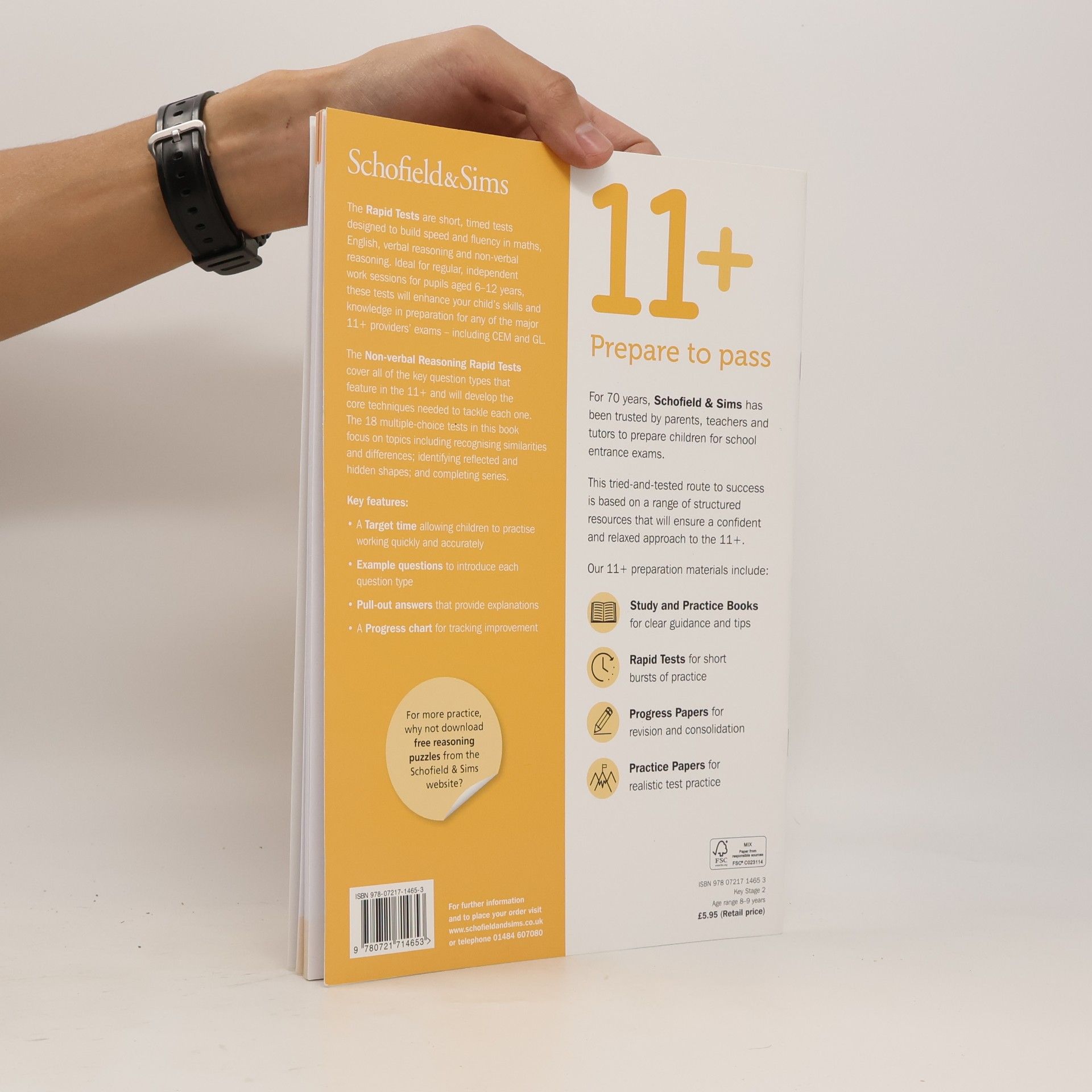 Schofield & Sims Limited 11+ Non-verbal Reasoning Rapid Tests Book 3: Year 4, Ages 8-9