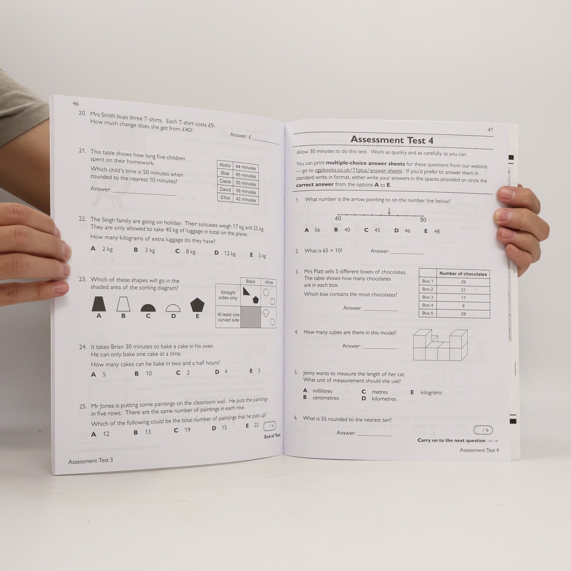 CGP Books New 11+ GL Maths Practice Book & Assessment Tests - Ages 7-8