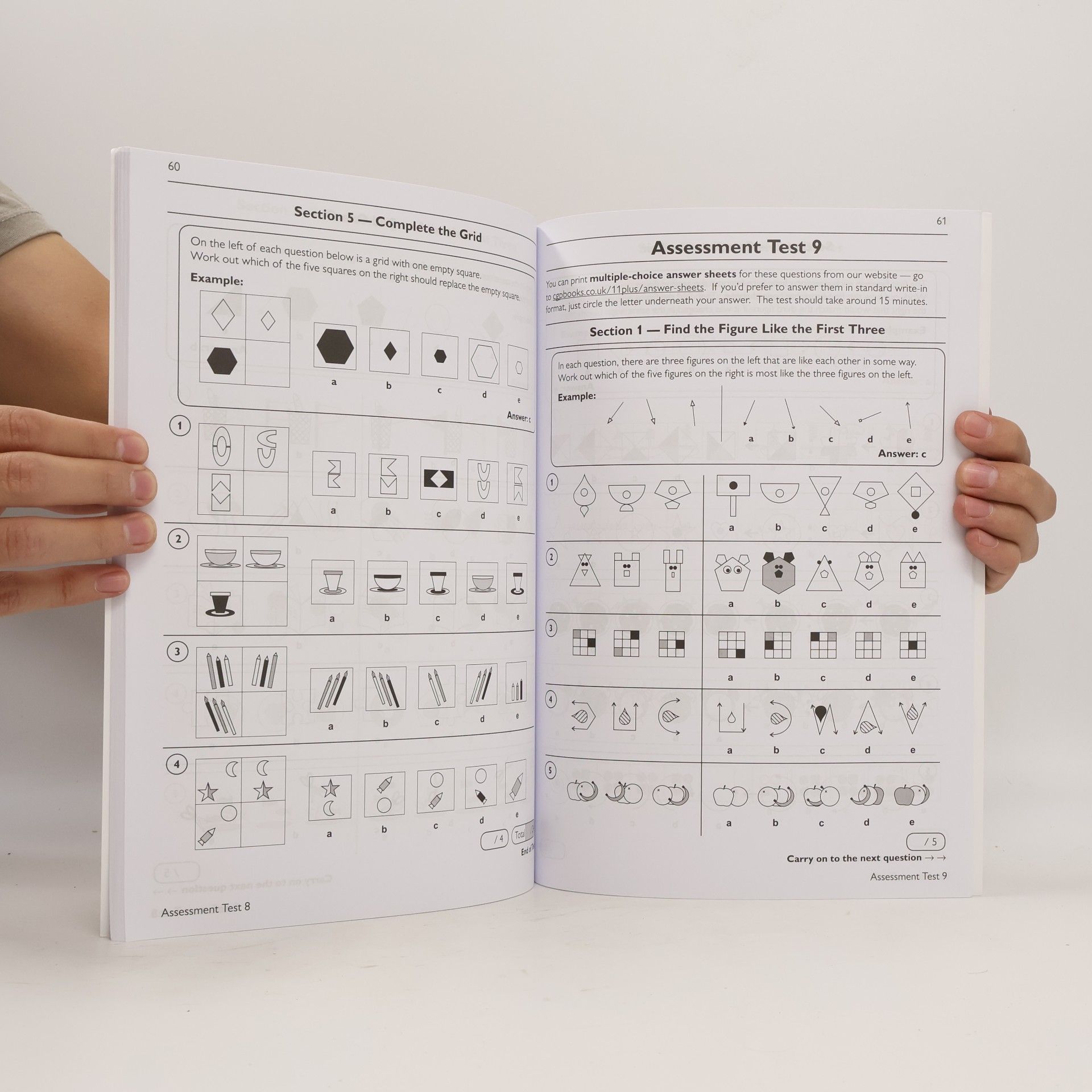 CGP Books New 11+ GL Non-Verbal Reasoning Practice Book & Assessment Tests - Ages 7-8