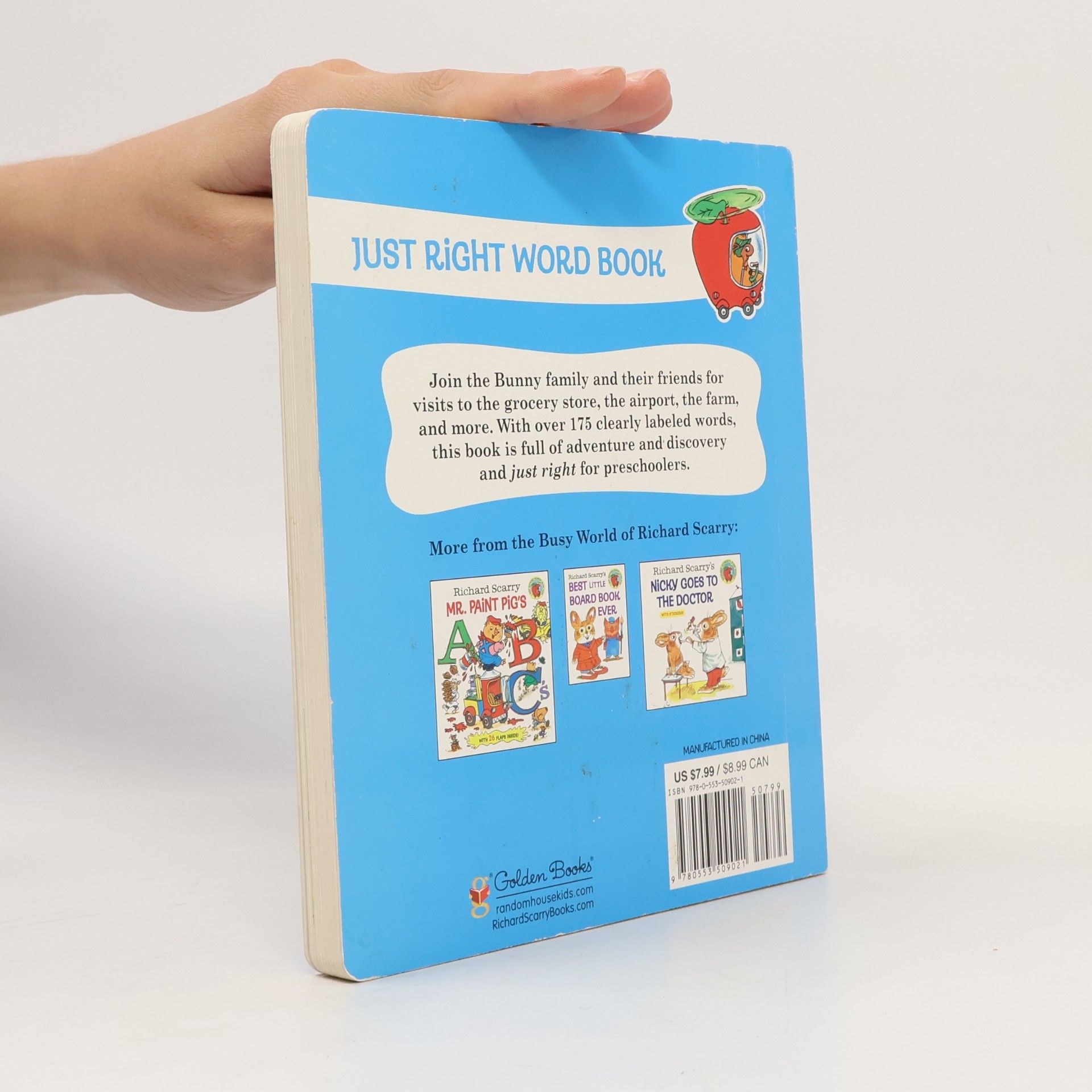 Richard Scarry Richard Scarry's Just Right Word Book