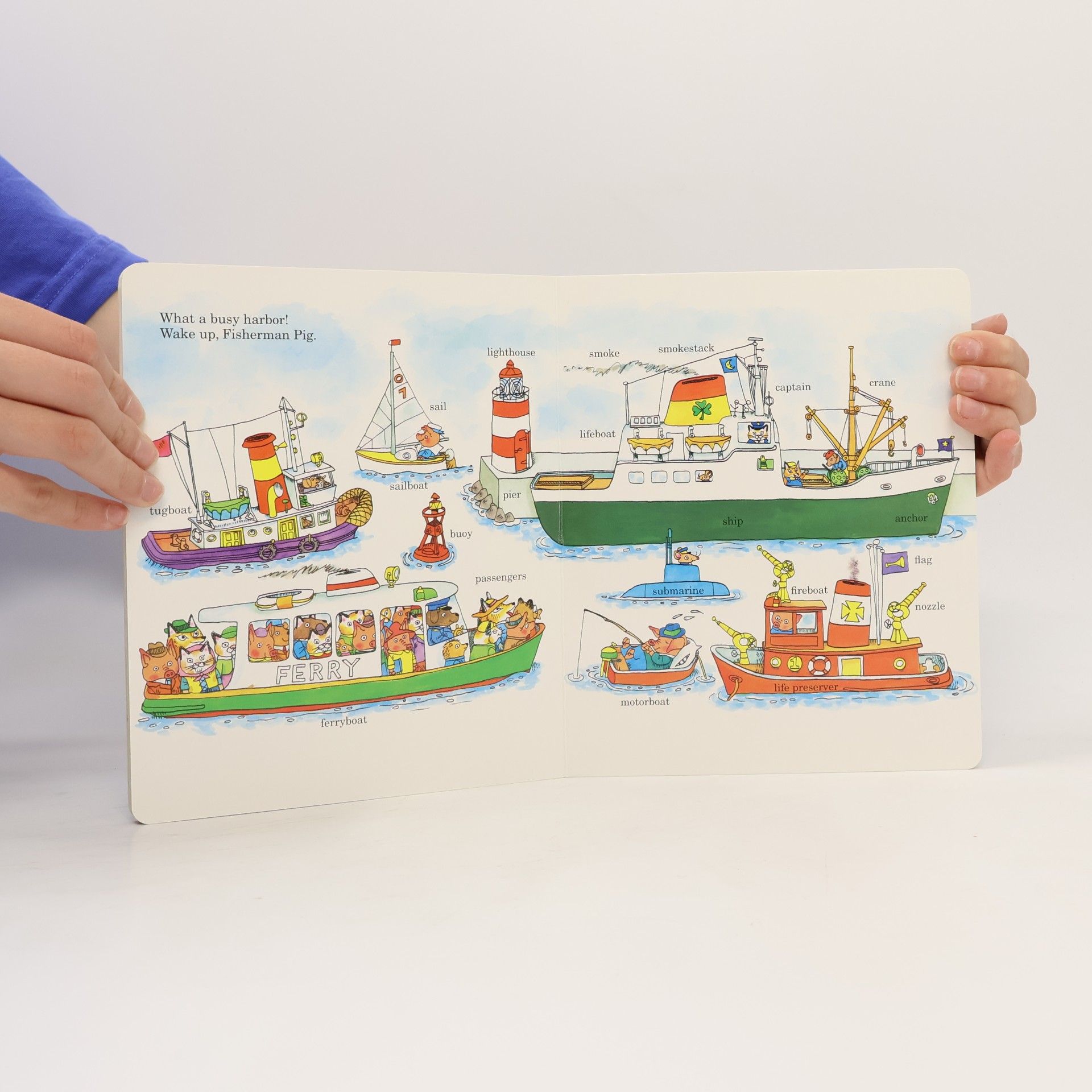 Richard Scarry Richard Scarry's Just Right Word Book