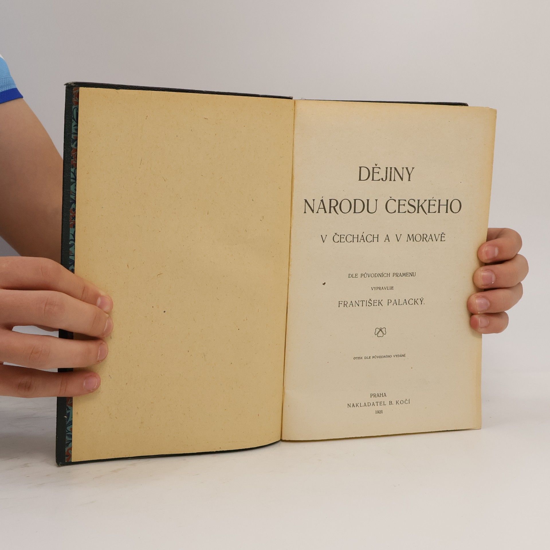 František Palacký Palackého dějiny národu českého