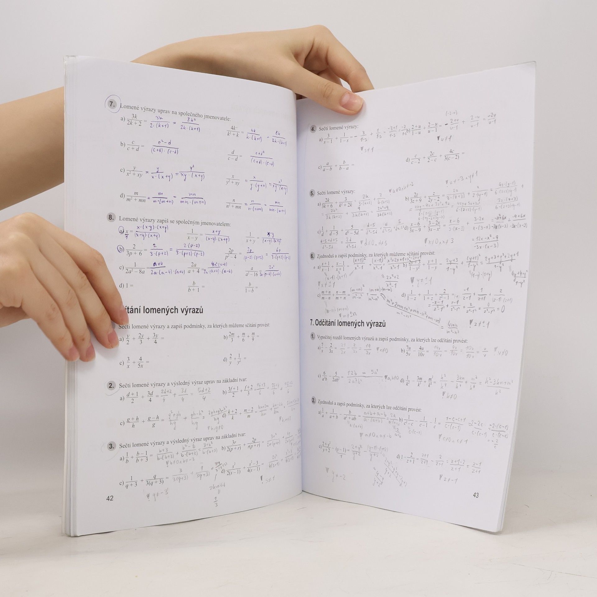 Josef Trejbal Matematika pro základní školy 9. Algebra. Pracovní sešit