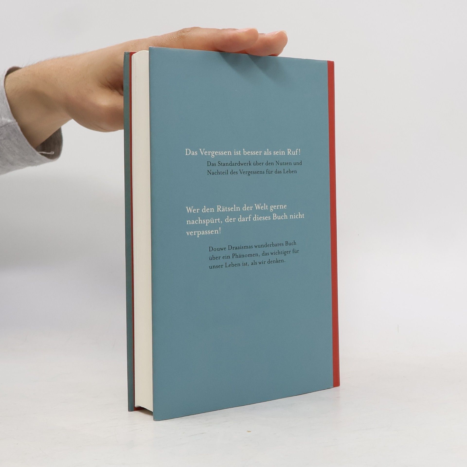 Douwe Draaisma Das Buch des Vergessens