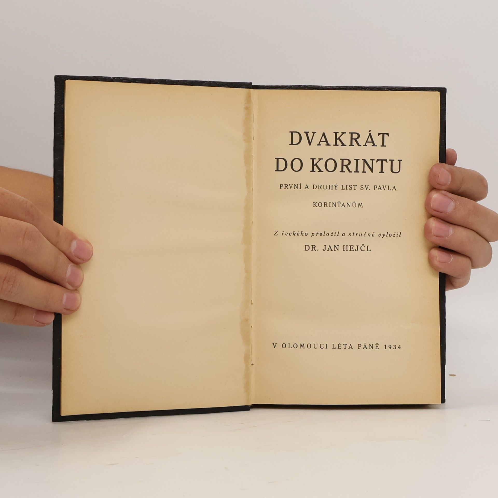 J. Hejcl Dvakrát do Korintu