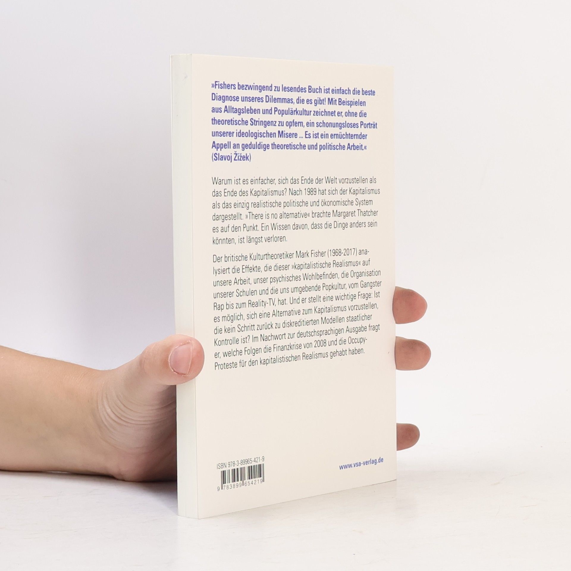Mark Fisher Kapitalistischer Realismus ohne Alternative?