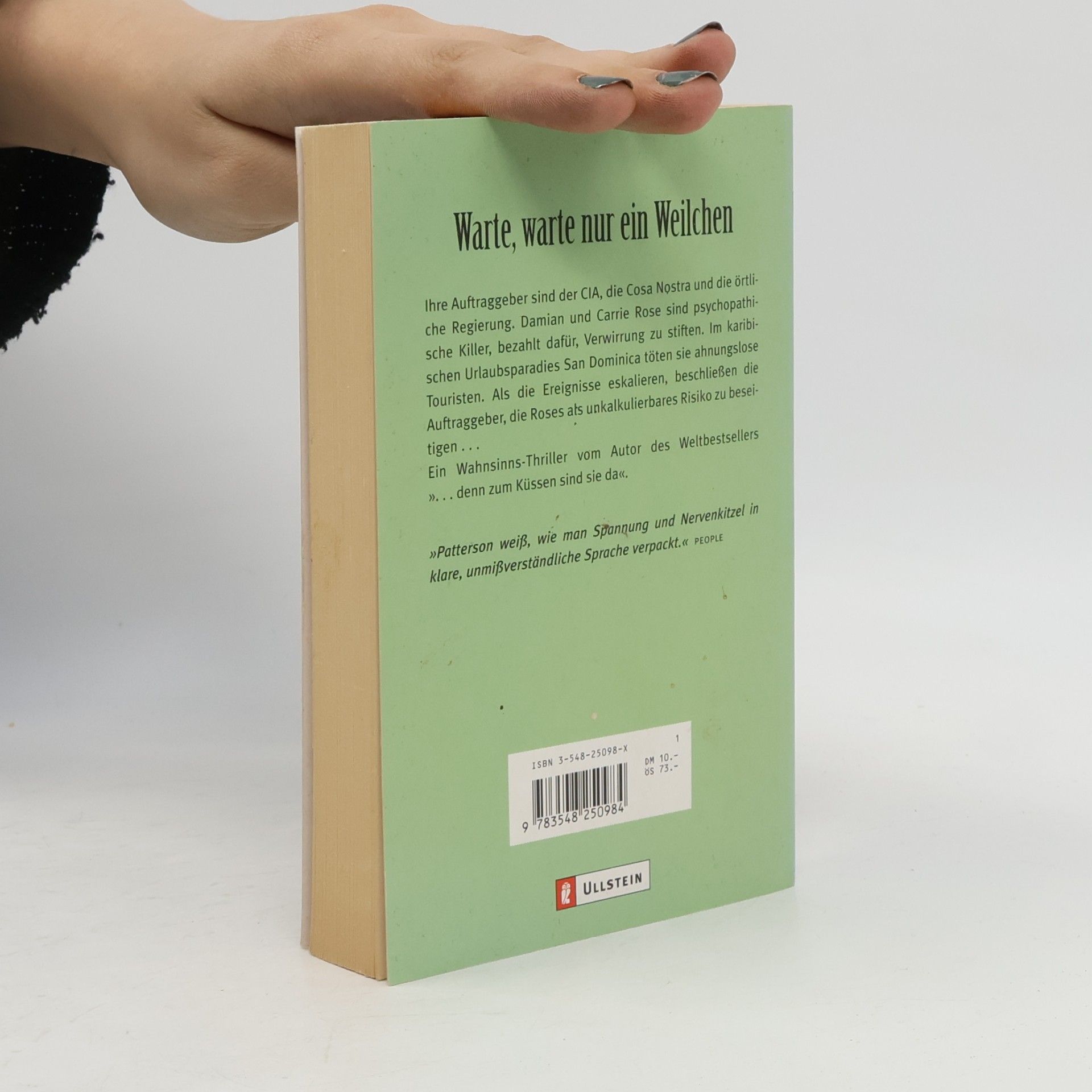 James Patterson Warte, warte nur ein Weilchen