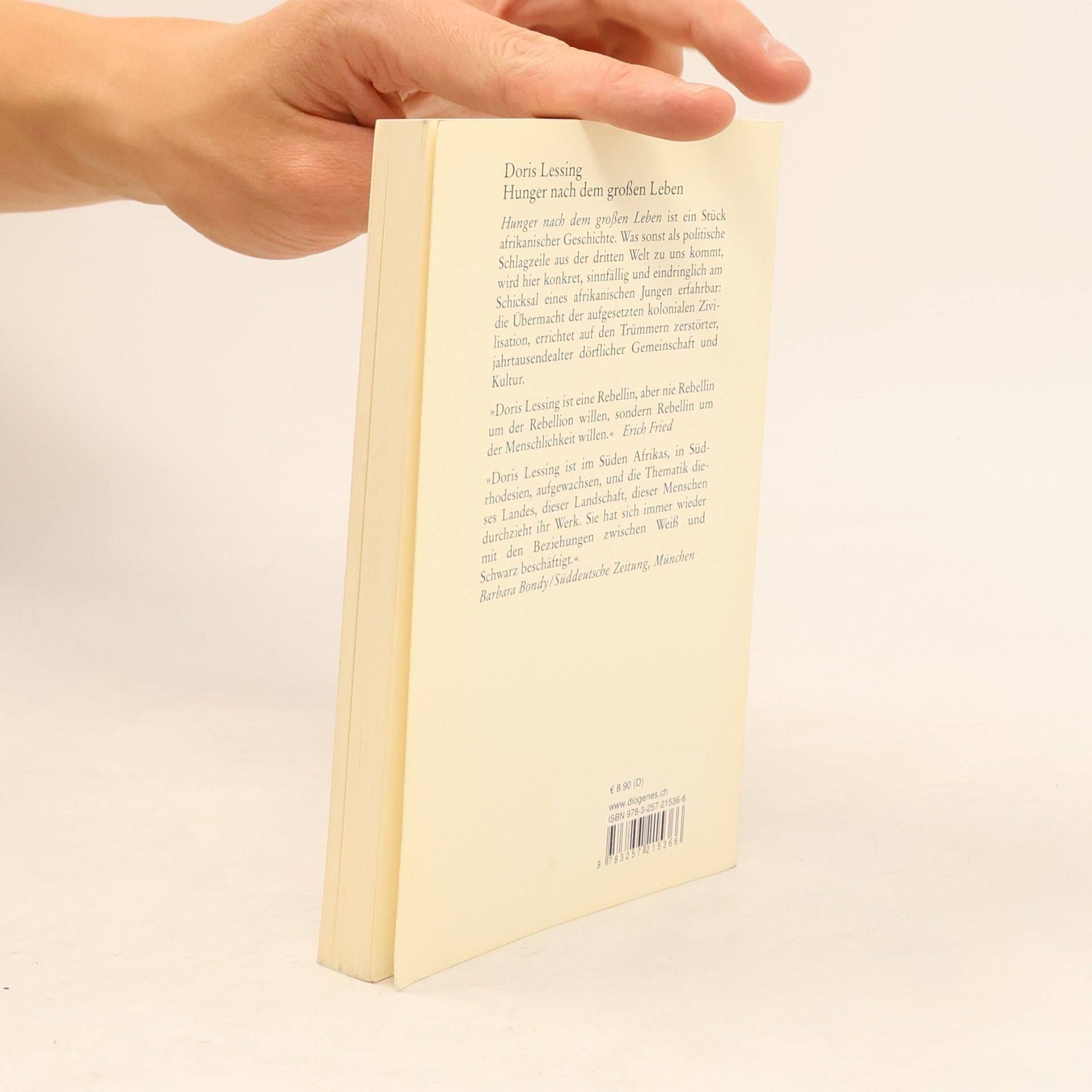Doris Lessing Hunger nach dem grossen Leben