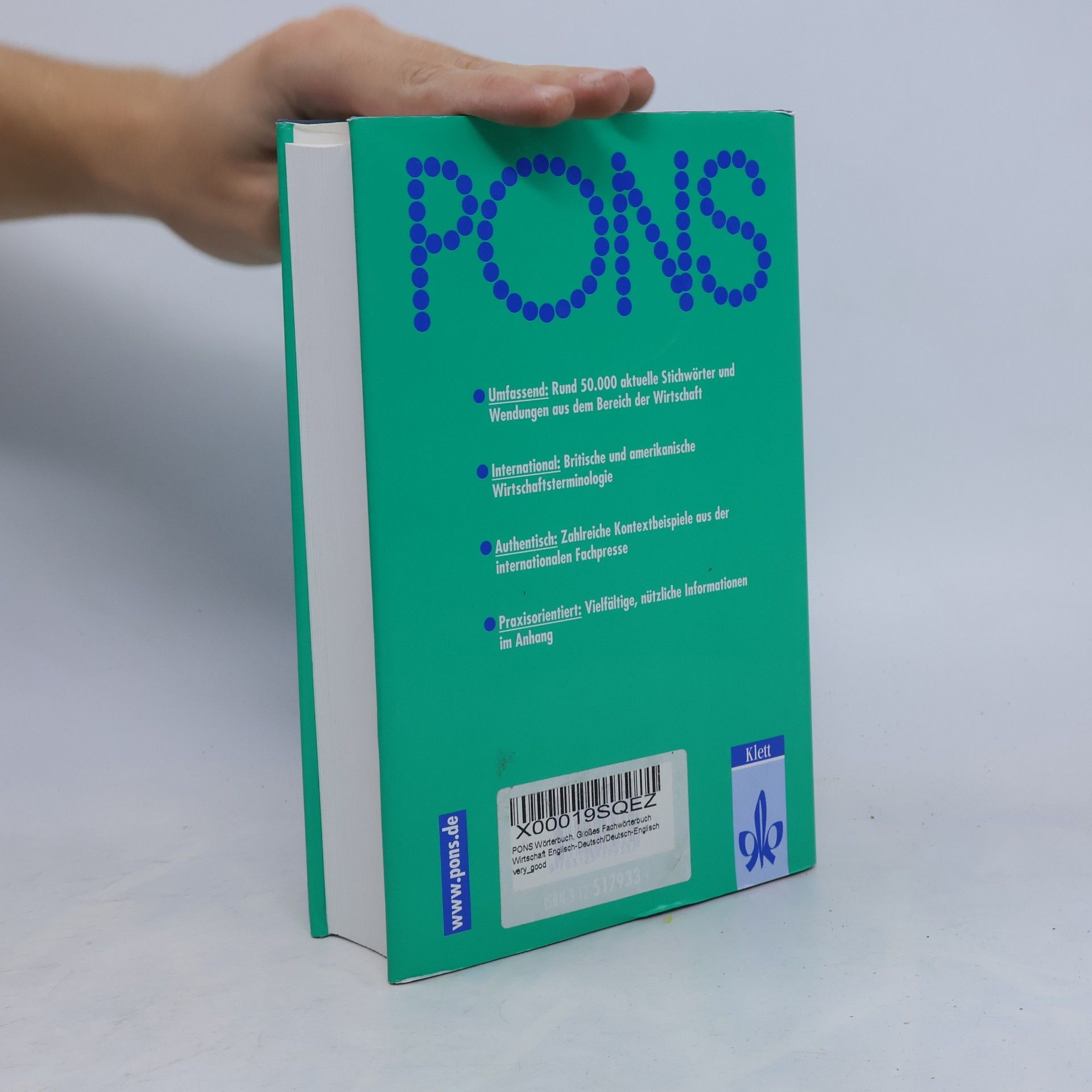 Peter Hodgson Collin PONS grosses Fachwörterbuch Wirtschaft
