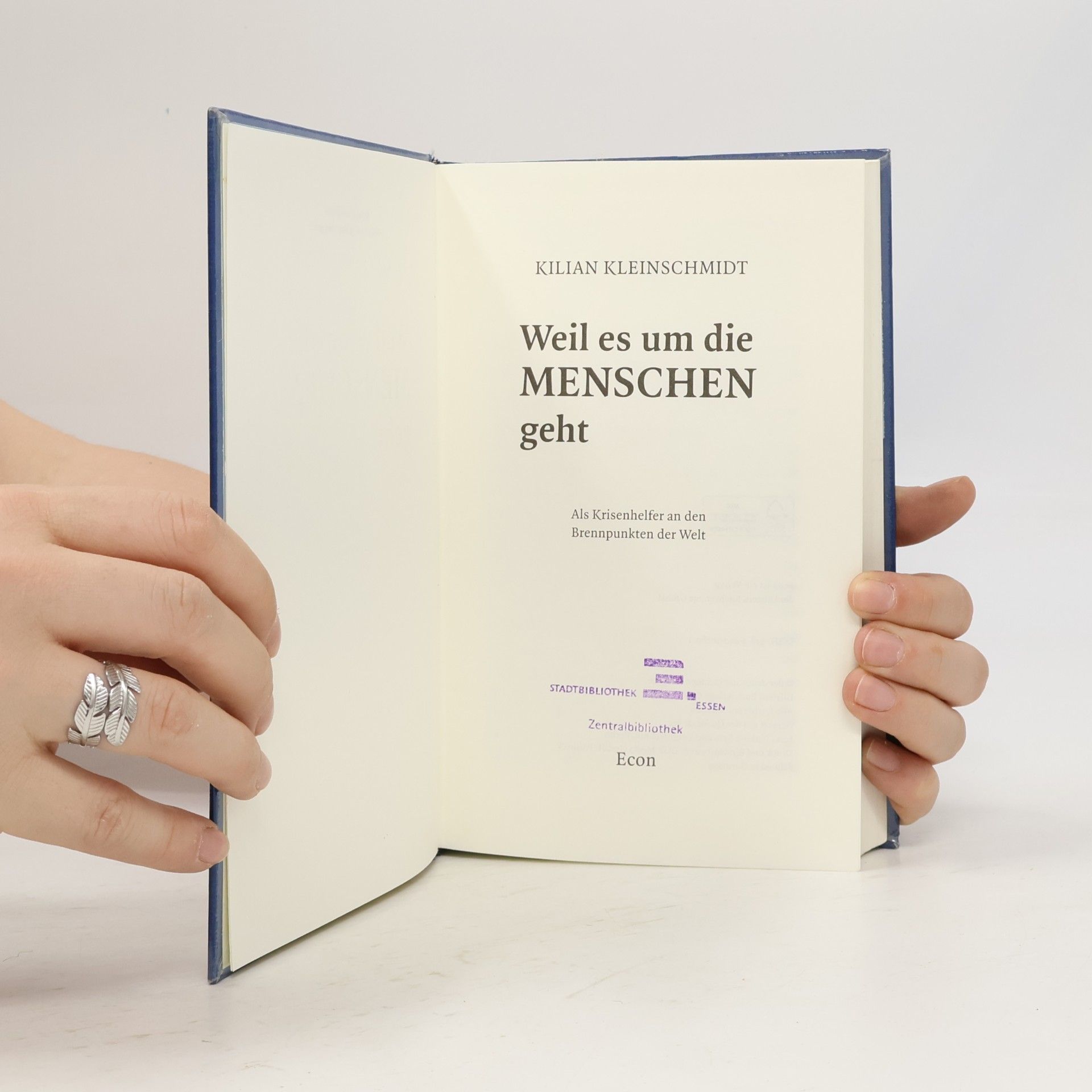 Kilian Kleinschmidt Weil es um die Menschen geht