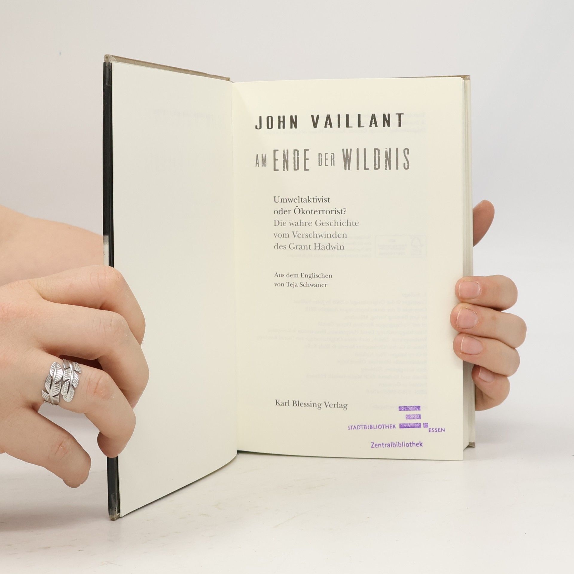 John Vaillant Am Ende der Wildnis