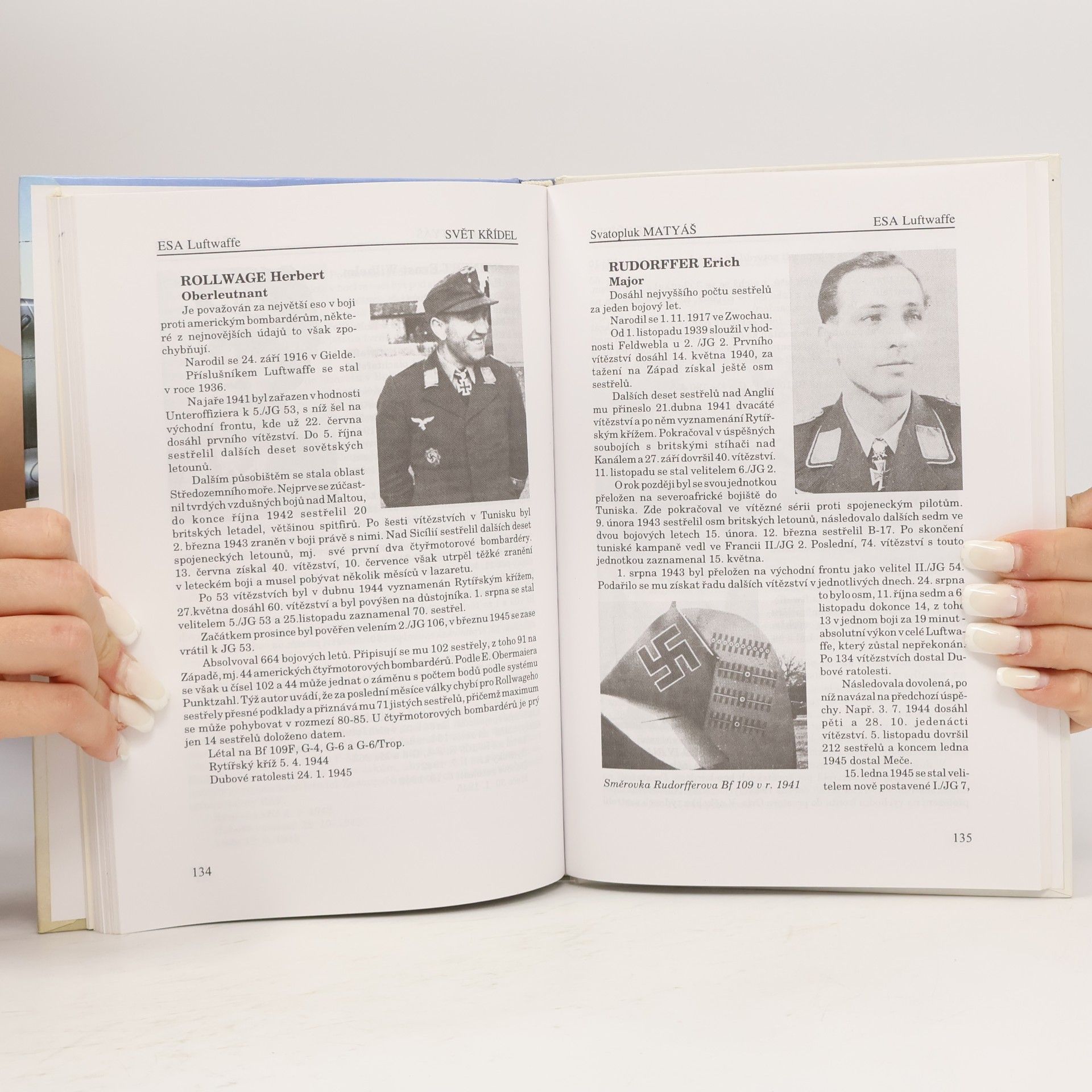Svatopluk Matyáš Stíhací esa Luftwaffe 1939-1945