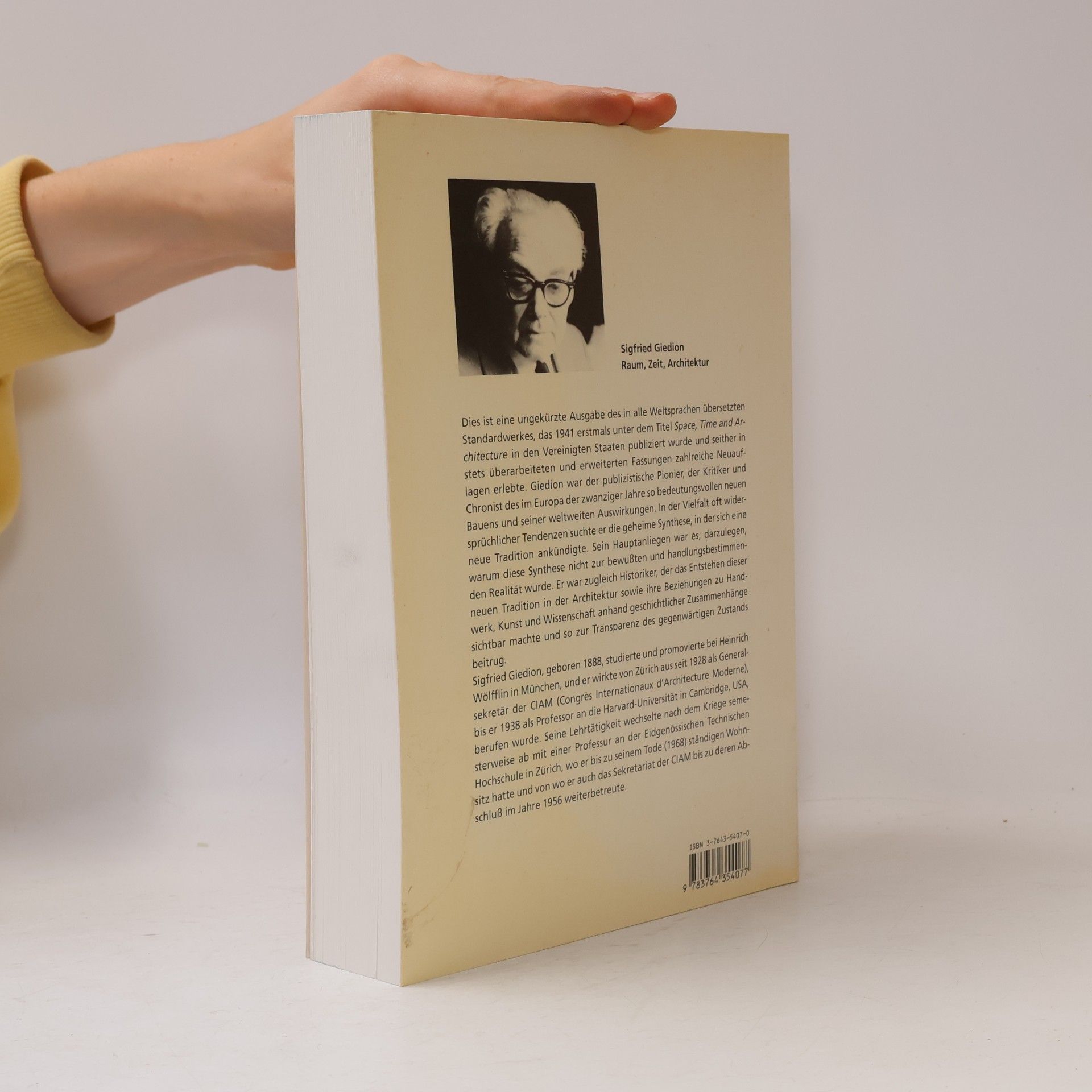 Sigfried Giedion Raum, Zeit, Architektur