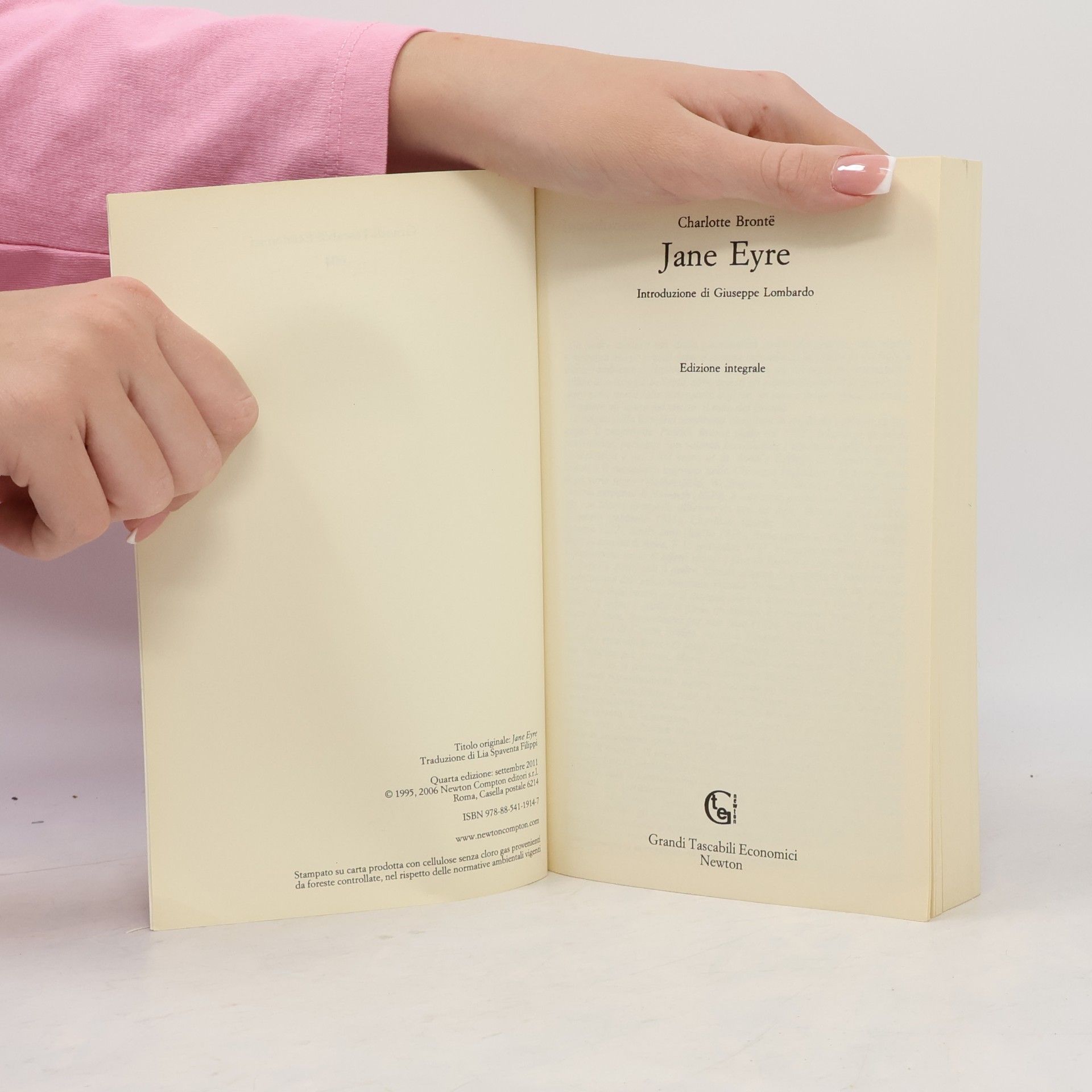 Charlotte Brontëová Grandi Tascabili Economici Newton Narrativa - 604: Jane Eyre. Ediz. integrale