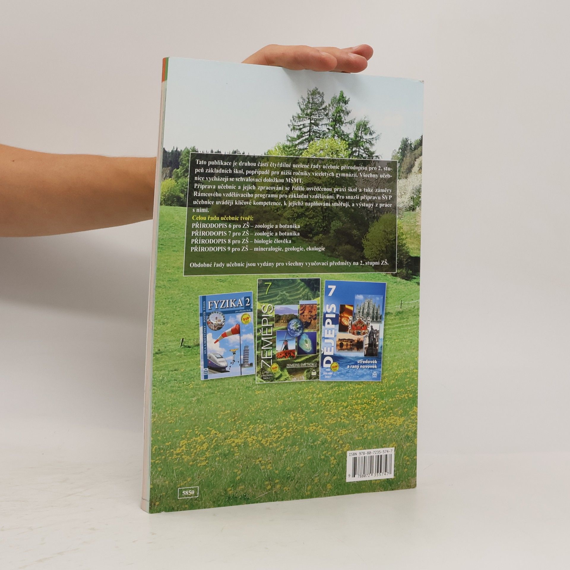 Collectif d'auteurs Přírodopis 7. Zoologie a botanika pro základní školy