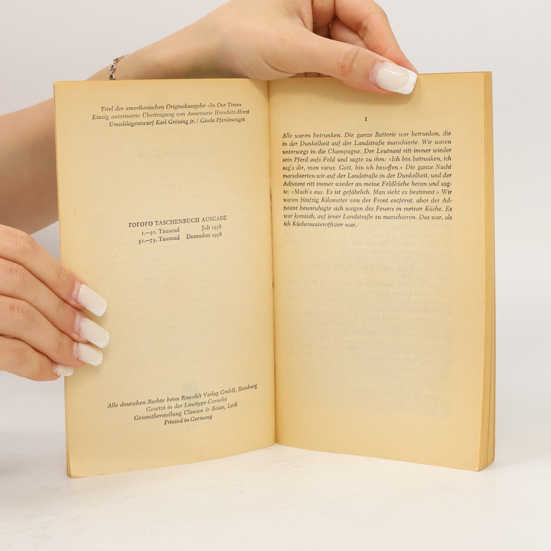 Ernest Hemingway In unserer Zeit