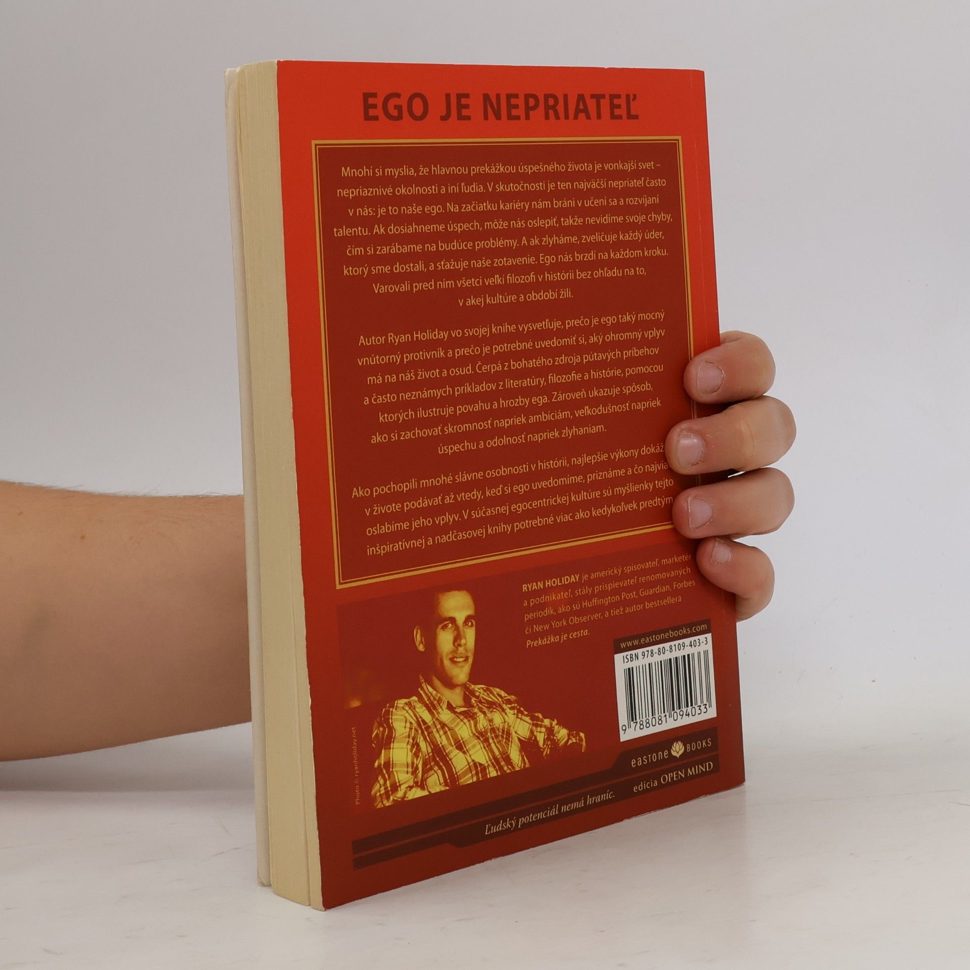 Ryan Holiday Ego je nepriateľ