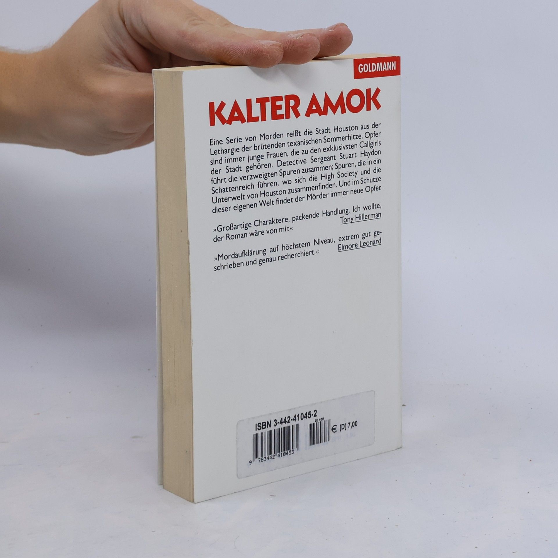 David L. Lindsey Kalter Amok. Roman