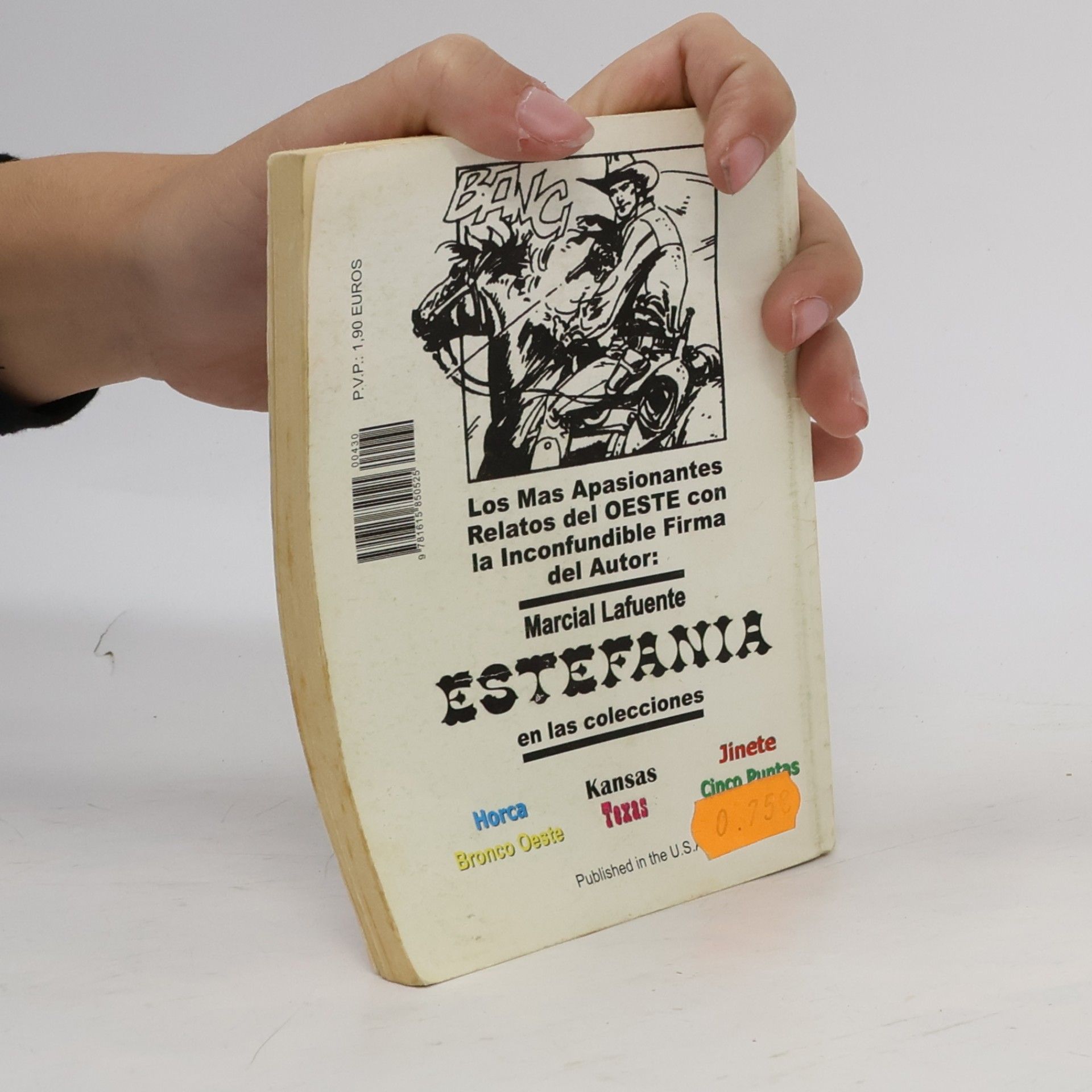 Marcial Lafuente Estefanía Botonadura de Plomo