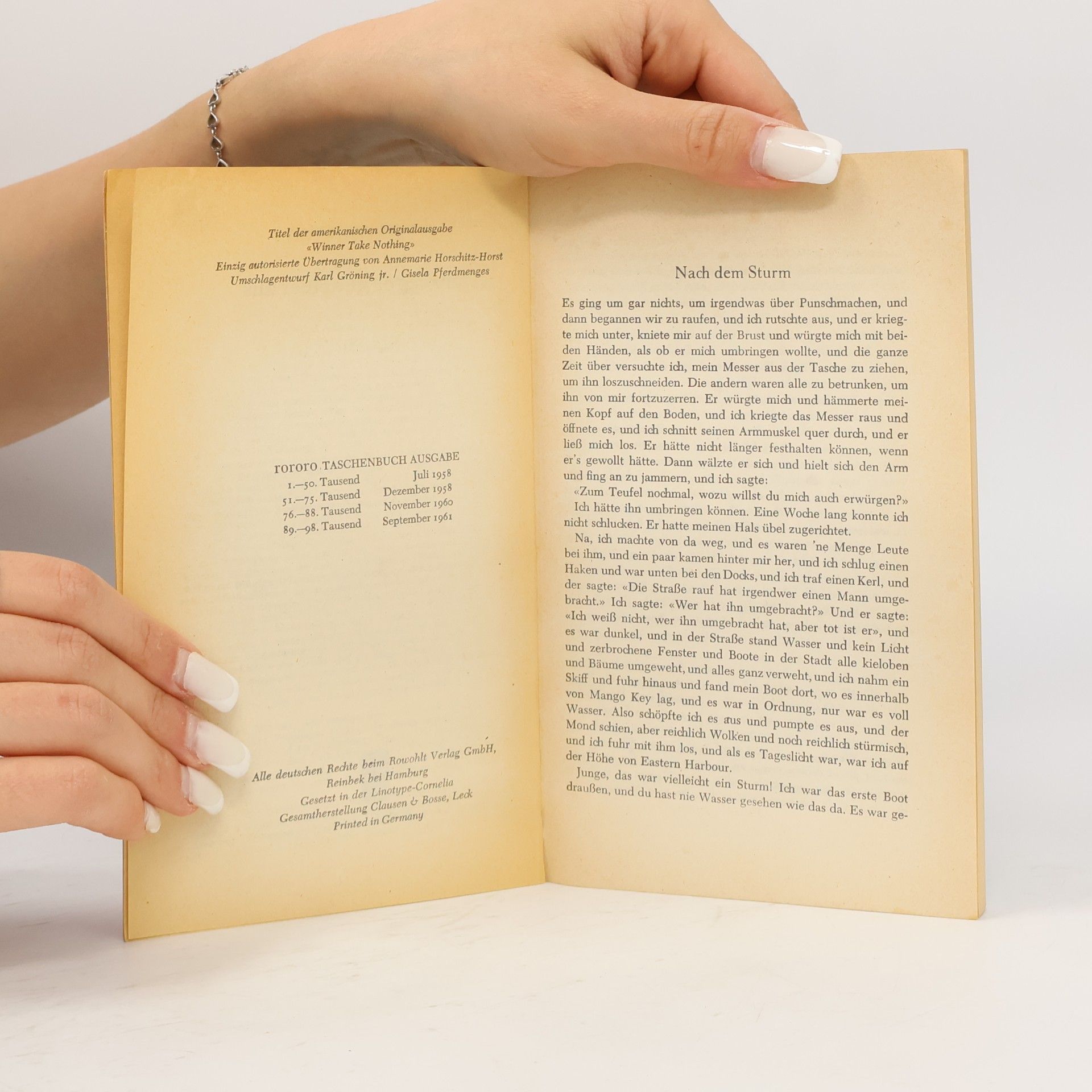 Ernest Hemingway Der Sieger geht leer aus. 14 Stories
