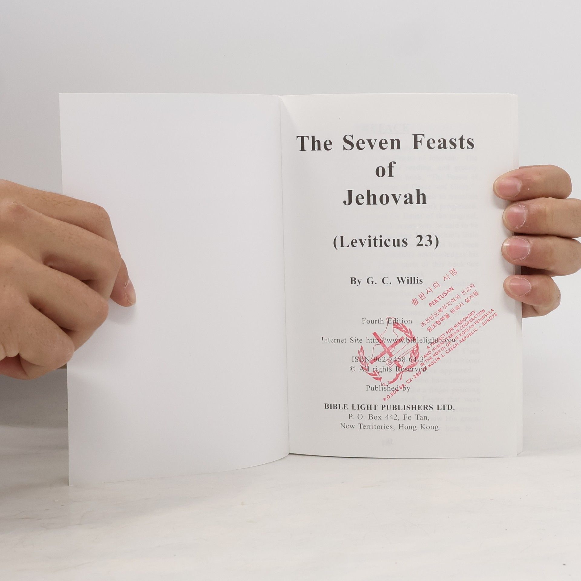 G. C. Willis The Seven Feasts of Jehovah