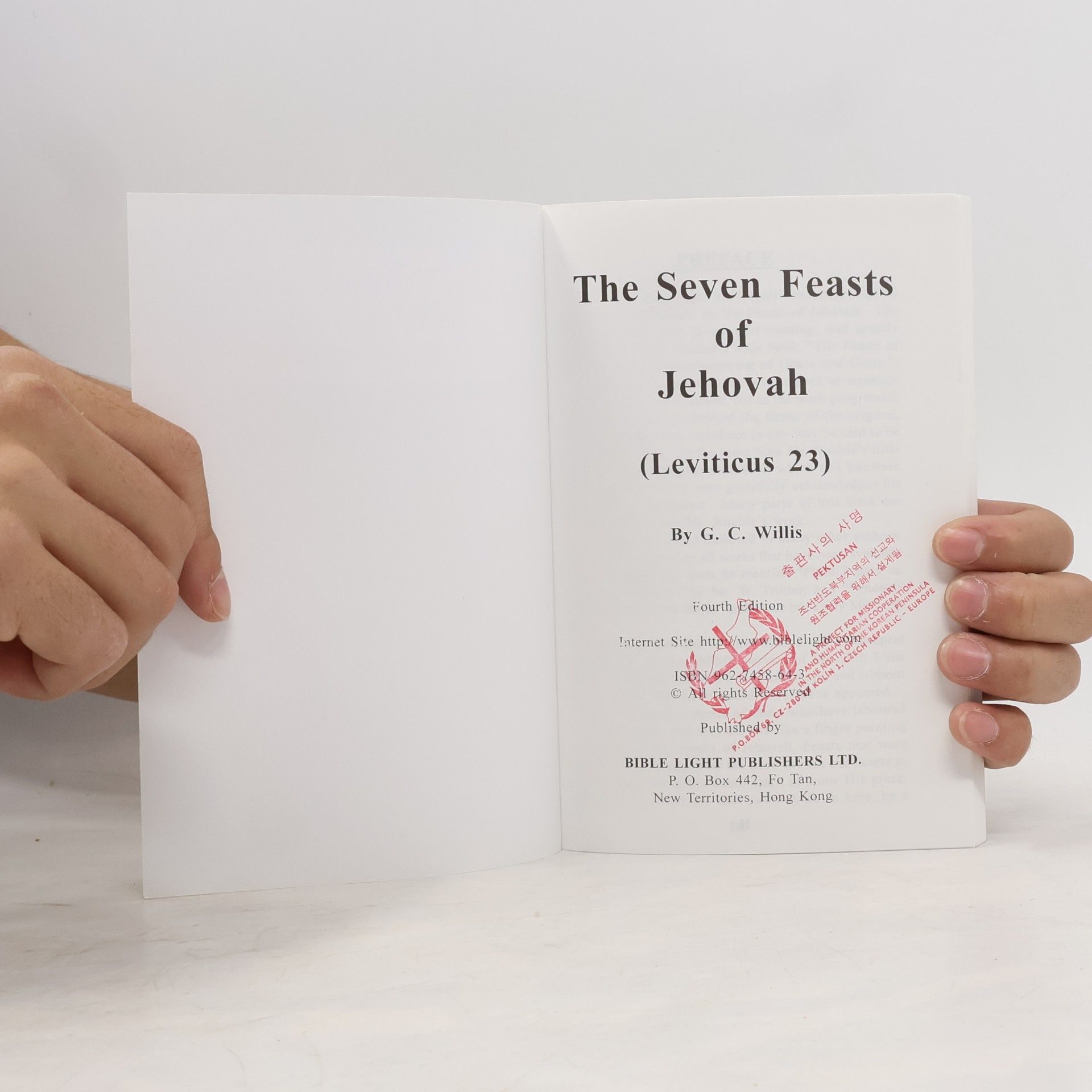 G. C. Willis The Seven Feasts of Jehovah