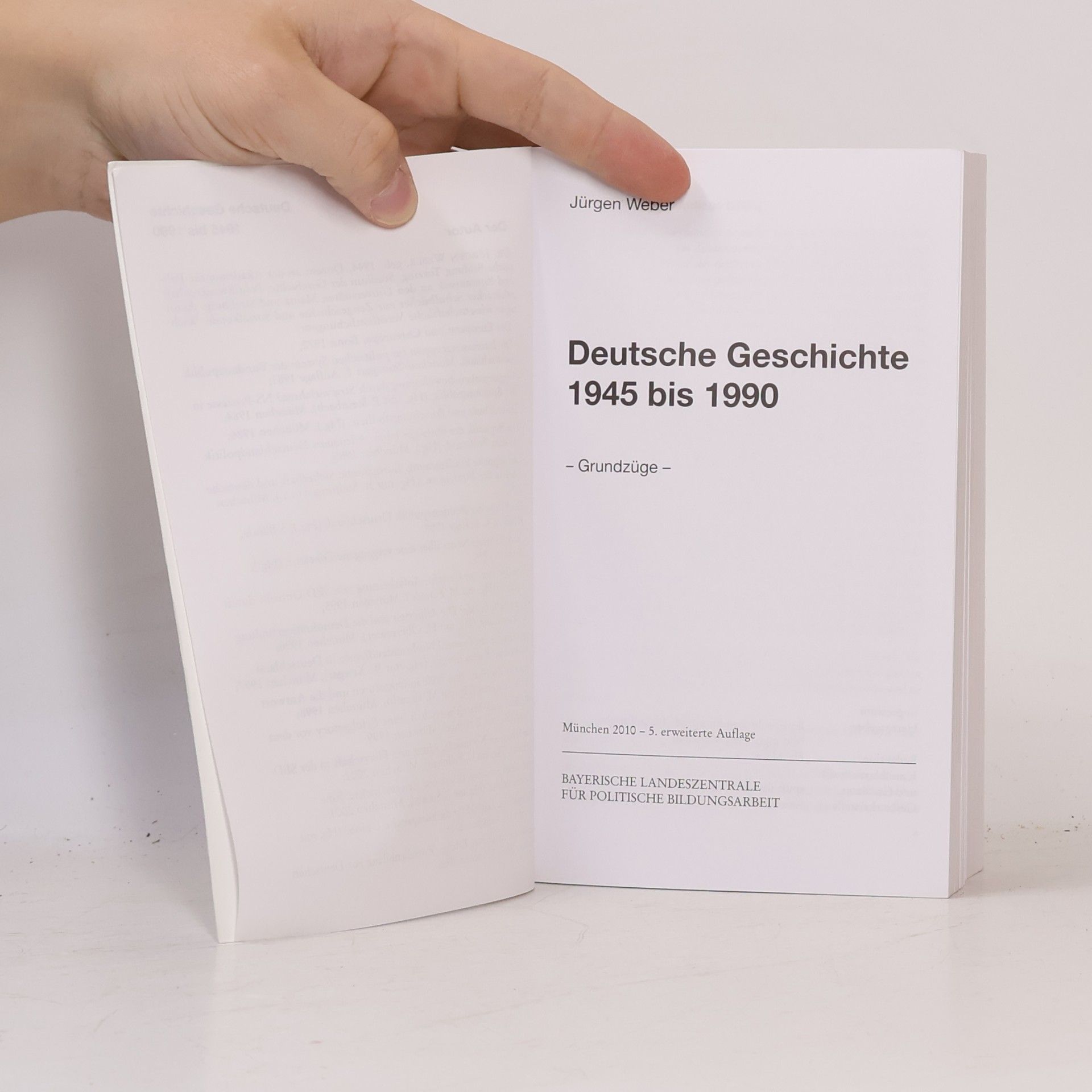 Kolektiv autorů Deutsche Geschichte 1945 bis 1990