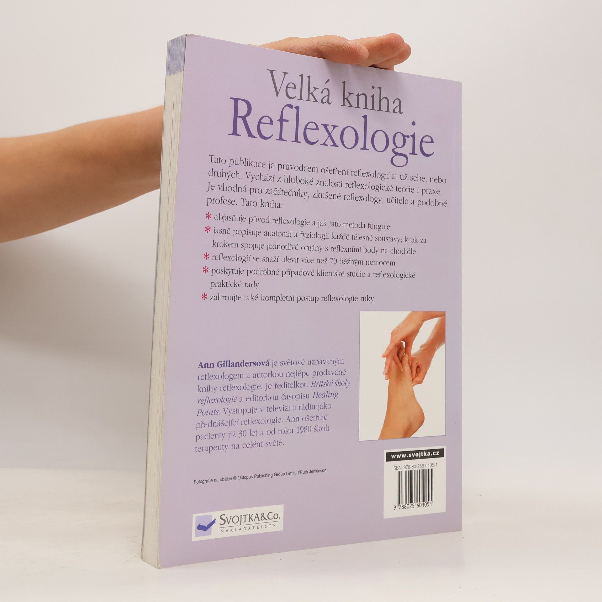 Ann Gillanders Velká kniha reflexologie : všechno, co potřebujete vědět z teorie i praxe