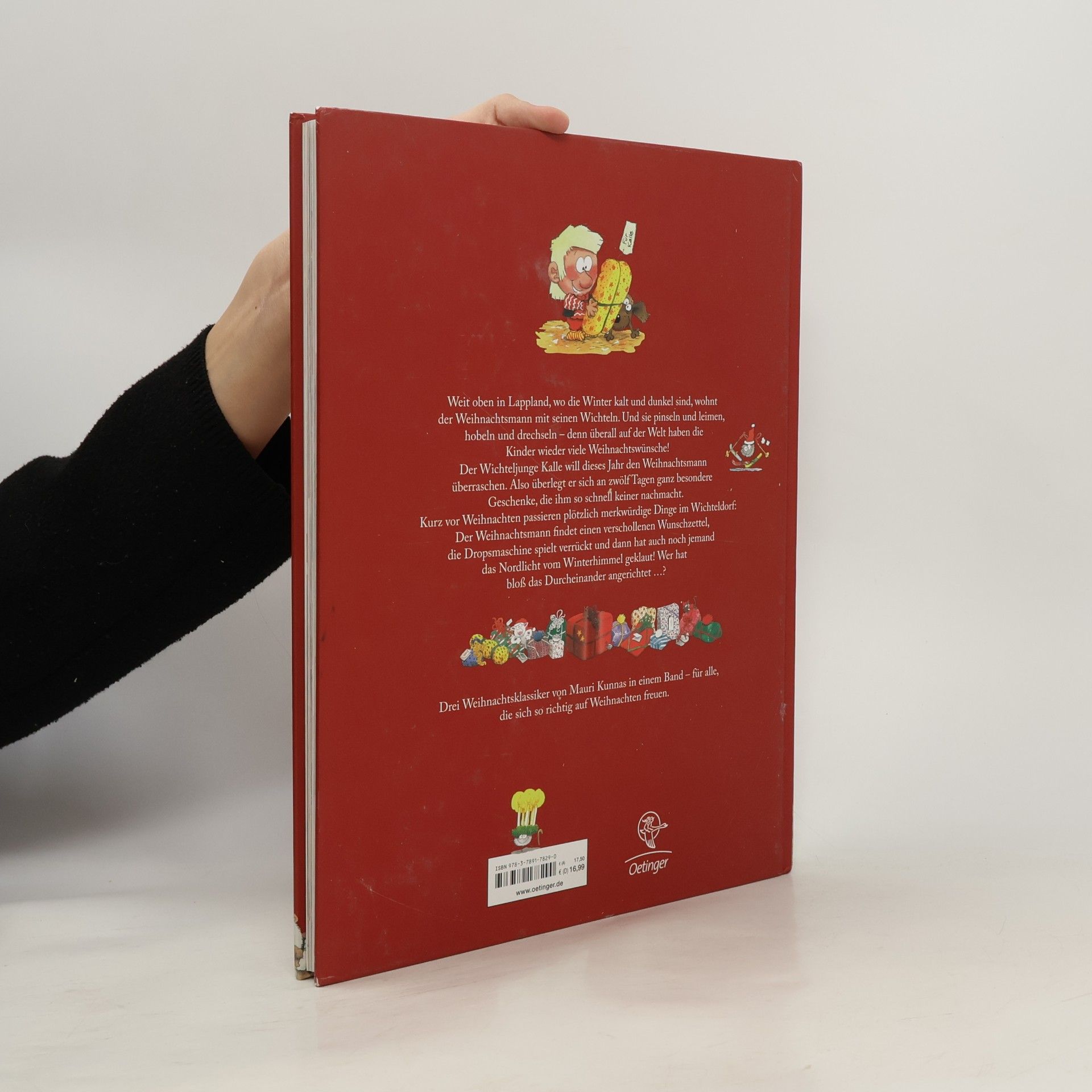 Mauri Kunnas Mauri Kunnas' Weihnachtsklassiker: Das große Weihnachtsbuch: Sammelband: Wo der Weihnachtsmann wohnt; 12 Geschenke für den Weihnachtsmann; Zauberspuk beim Weihnachtsmann