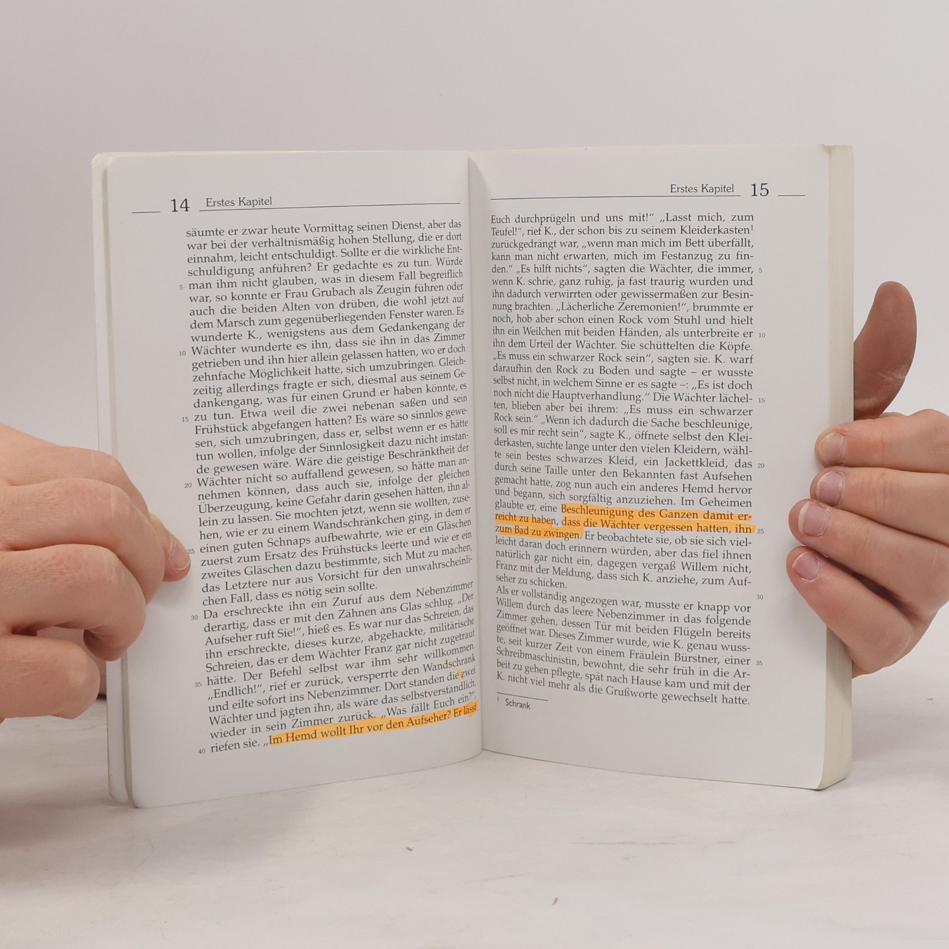 Franz Kafka Der Prozess. Textausgabe