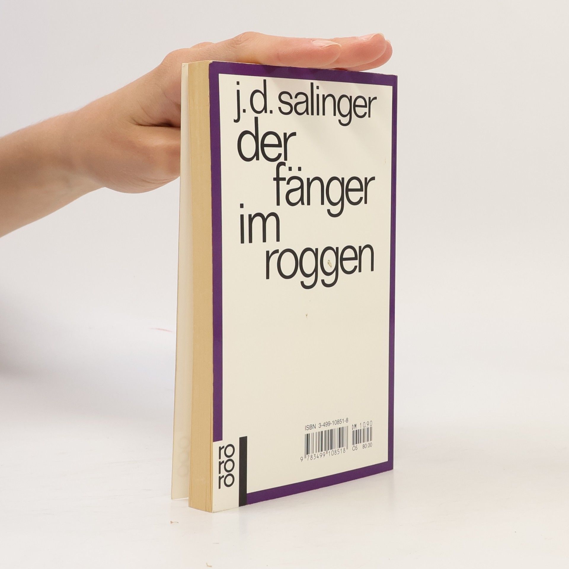 J. D. Salinger Der fänger im Roggen