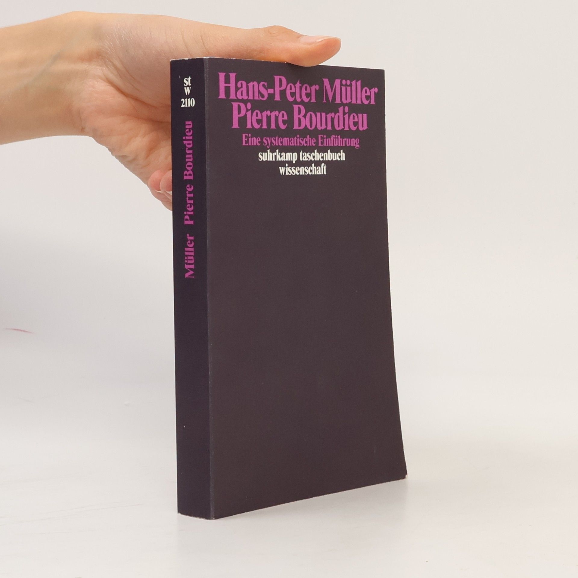 Markus Hans-Peter Müller Pierre Bourdieu