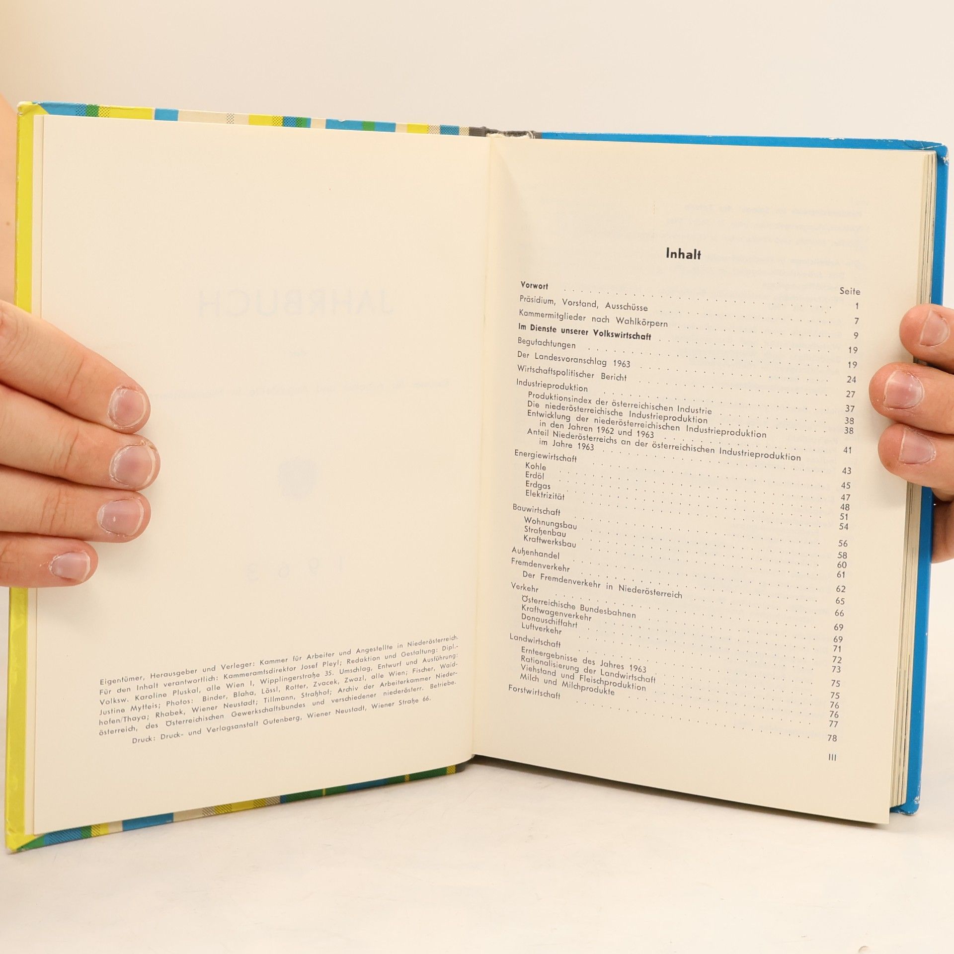 Autorenkollektiv Jahrbuch 1963