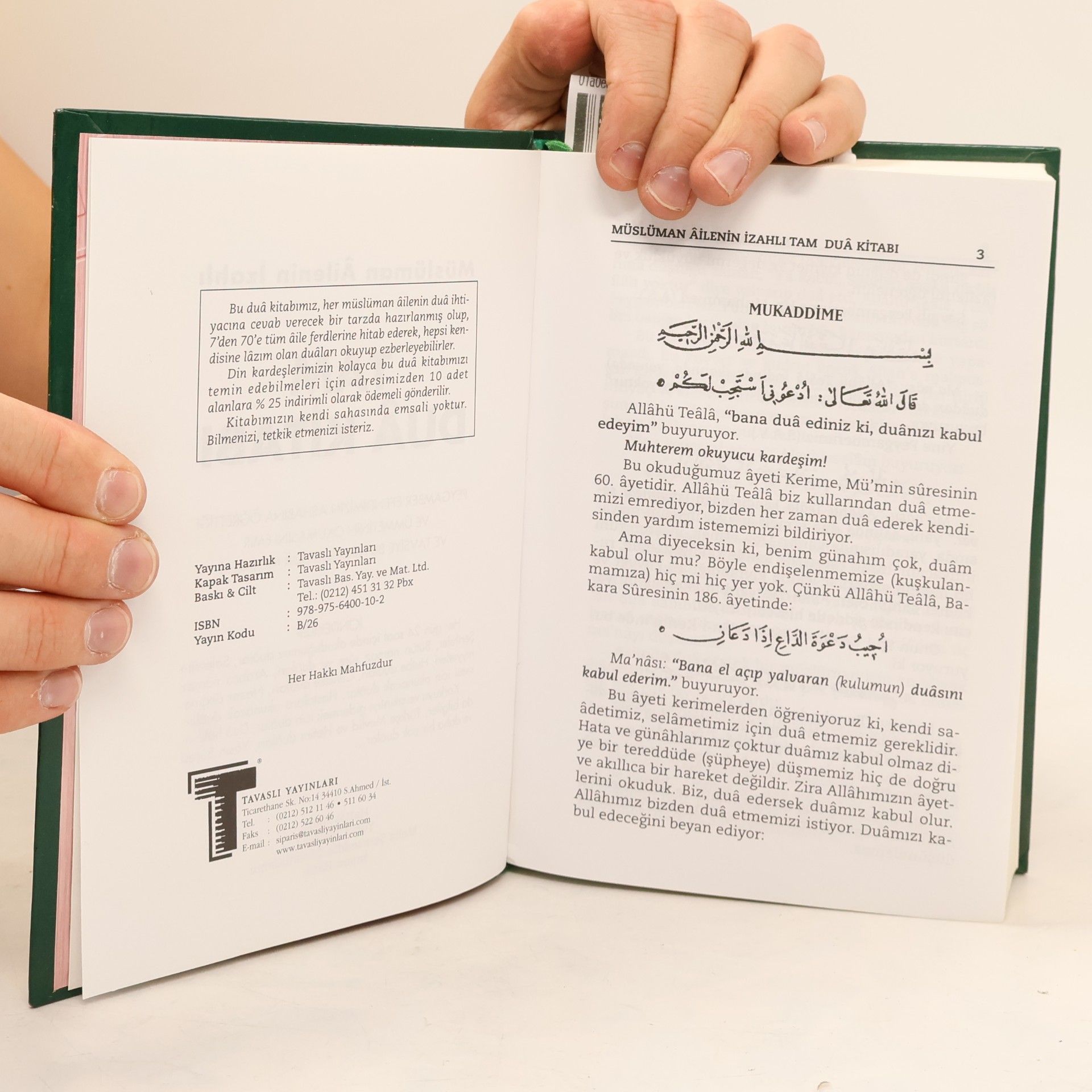 Yusuf Tavasli Tam Dua Kitabı