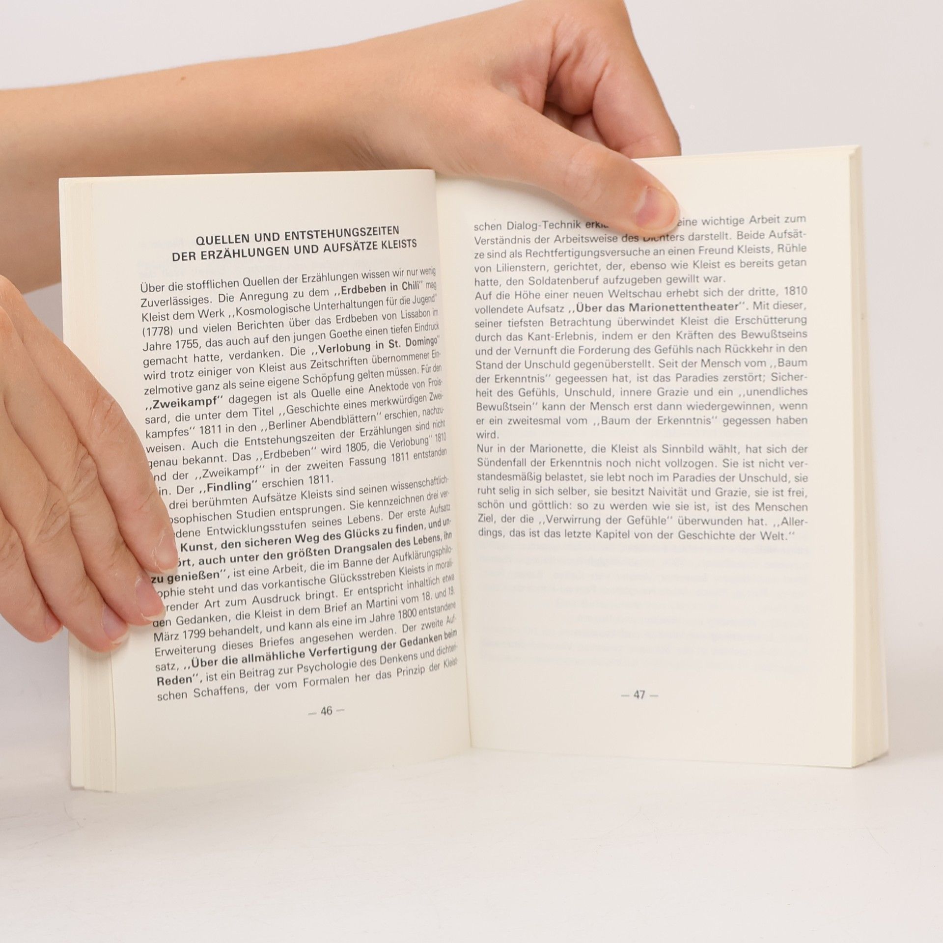 Heinrich von Kleist Erläuterungen zu Heinrich von Kleist, Erzählungen und Aufsätze