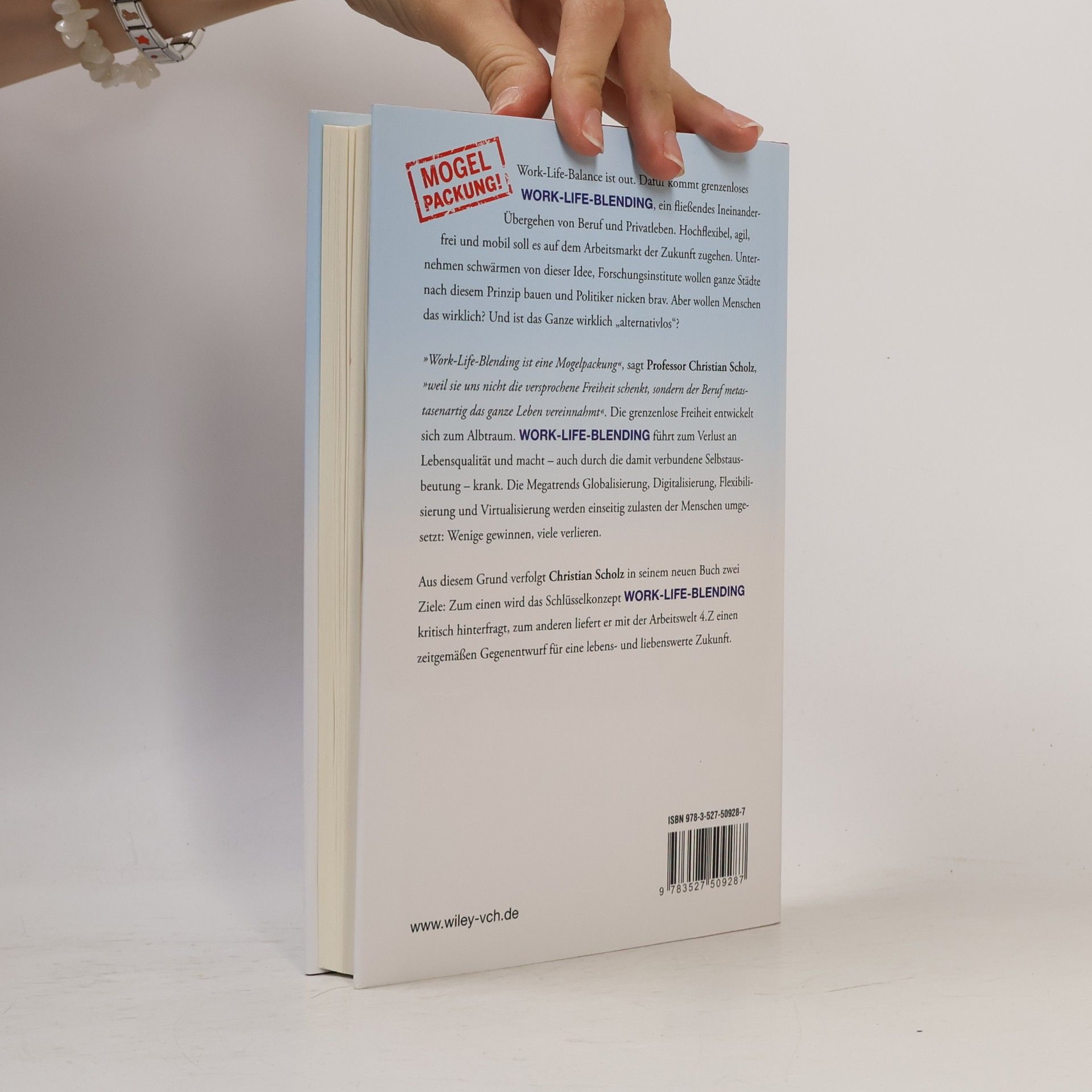 Christian Scholz Mogelpackung Work-Life-Blending