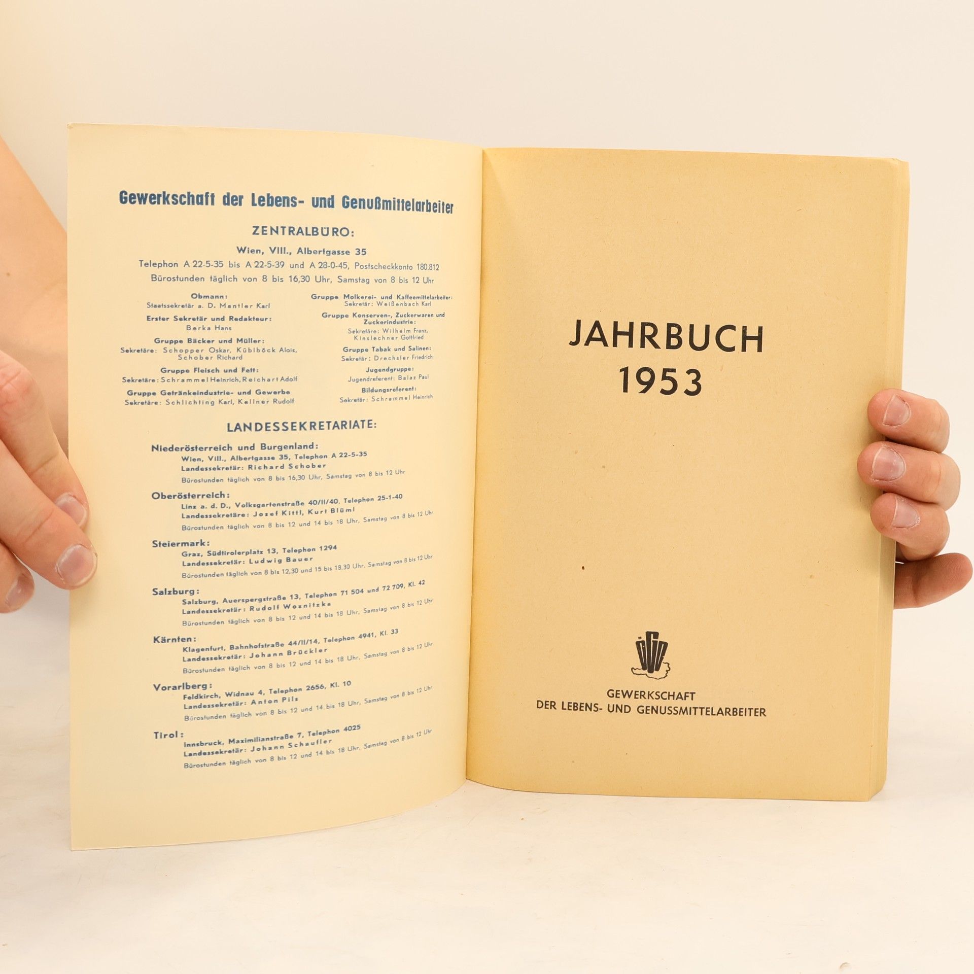 Autorenkollektiv Jahrbuch 1953