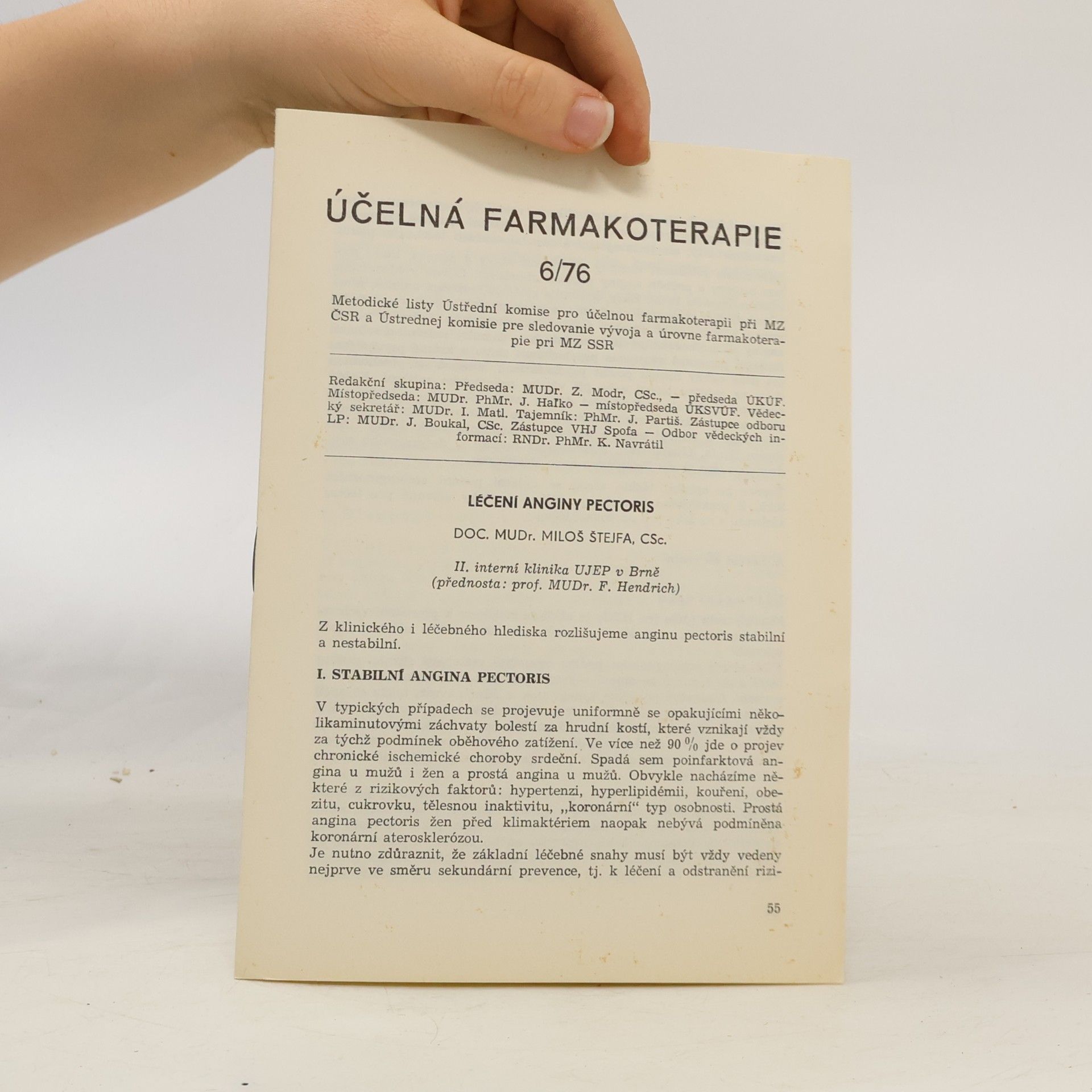 Účelná farmakologie 6/76