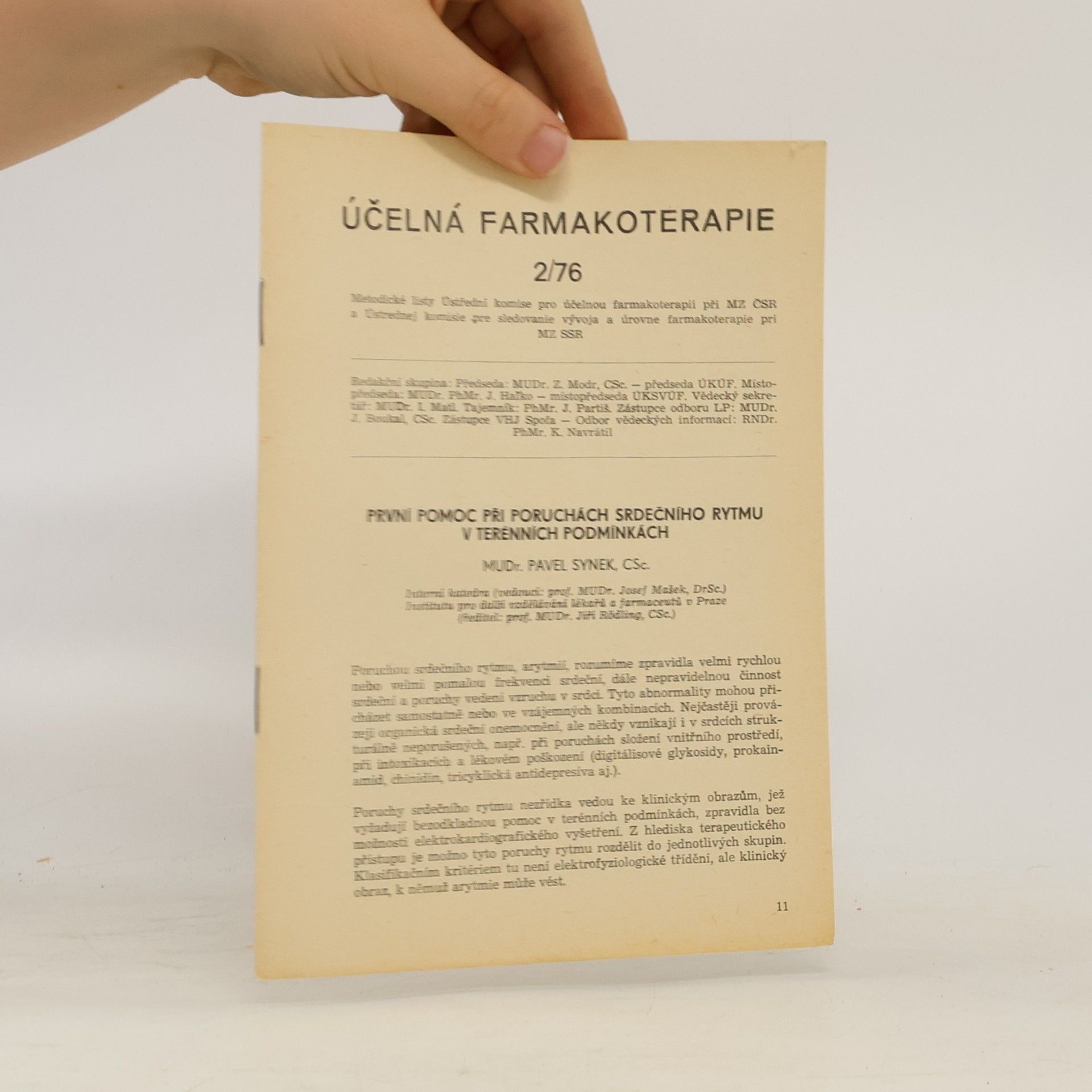 Pavel Synek Účelná farmakoterapie 2/76