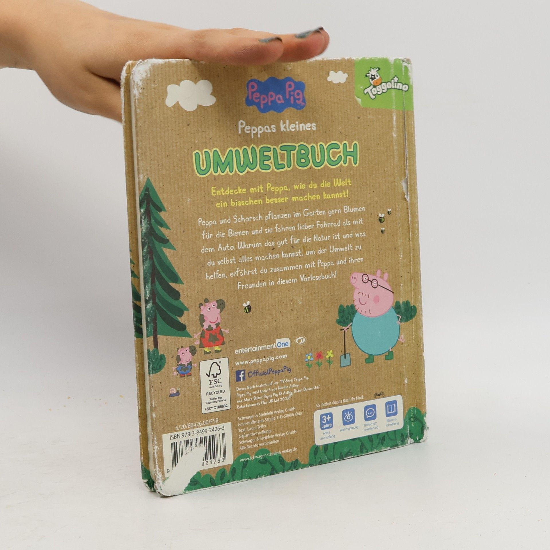 Laura Teller Peppas kleines Umweltbuch. Umweltfreundliches Peppa Pig-Pappbilderbuch. Peppa zeigt schon den Kleinsten, wie Umweltschutz funktioniert! Für neugierige Kinder ab 3 Jahren